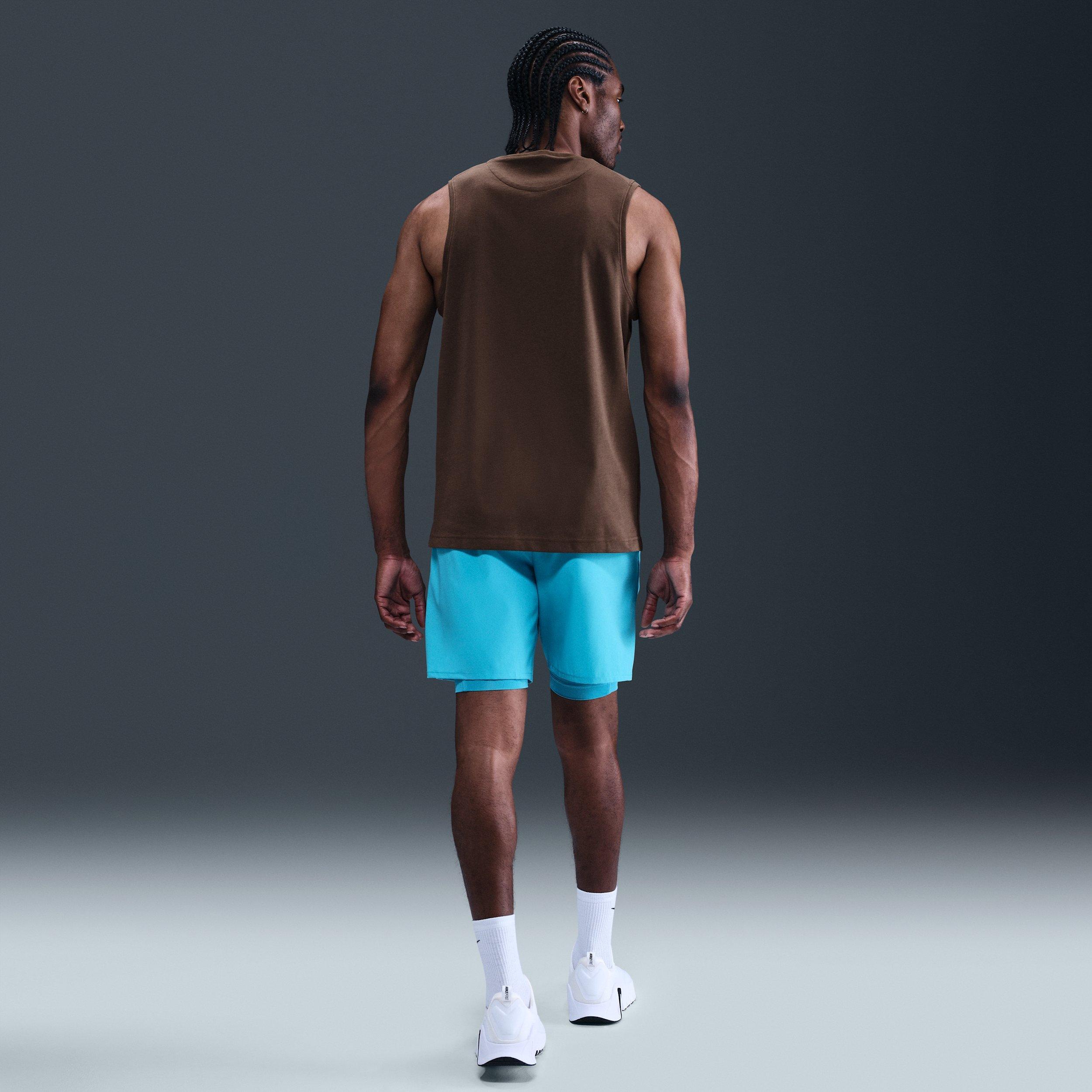 Nike Men's Primary Dri-FIT Versatile Tank - BROWN Thumbnail View 5