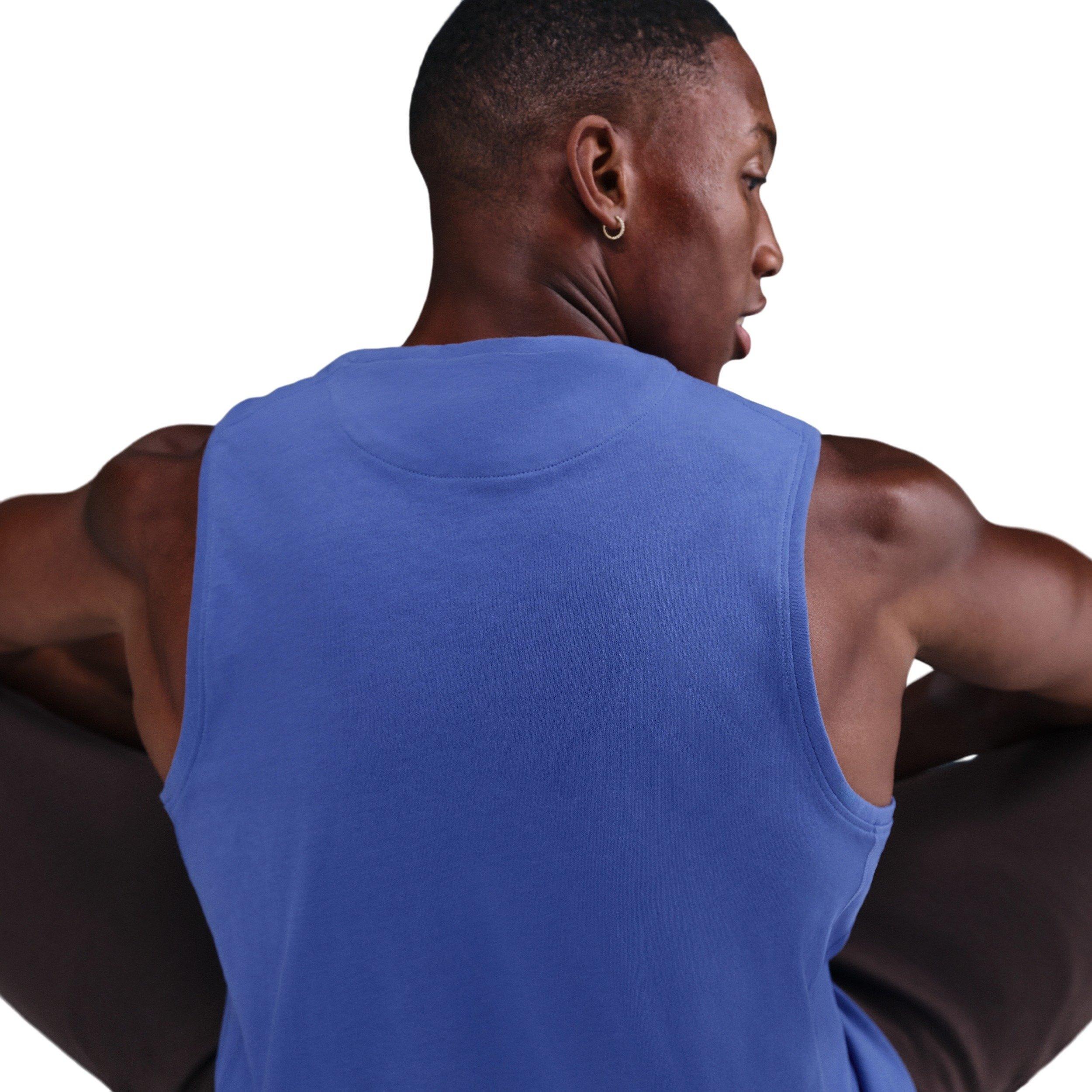 Nike Men's Primary Dri-FIT Versatile Tank - BLUE Thumbnail View 2