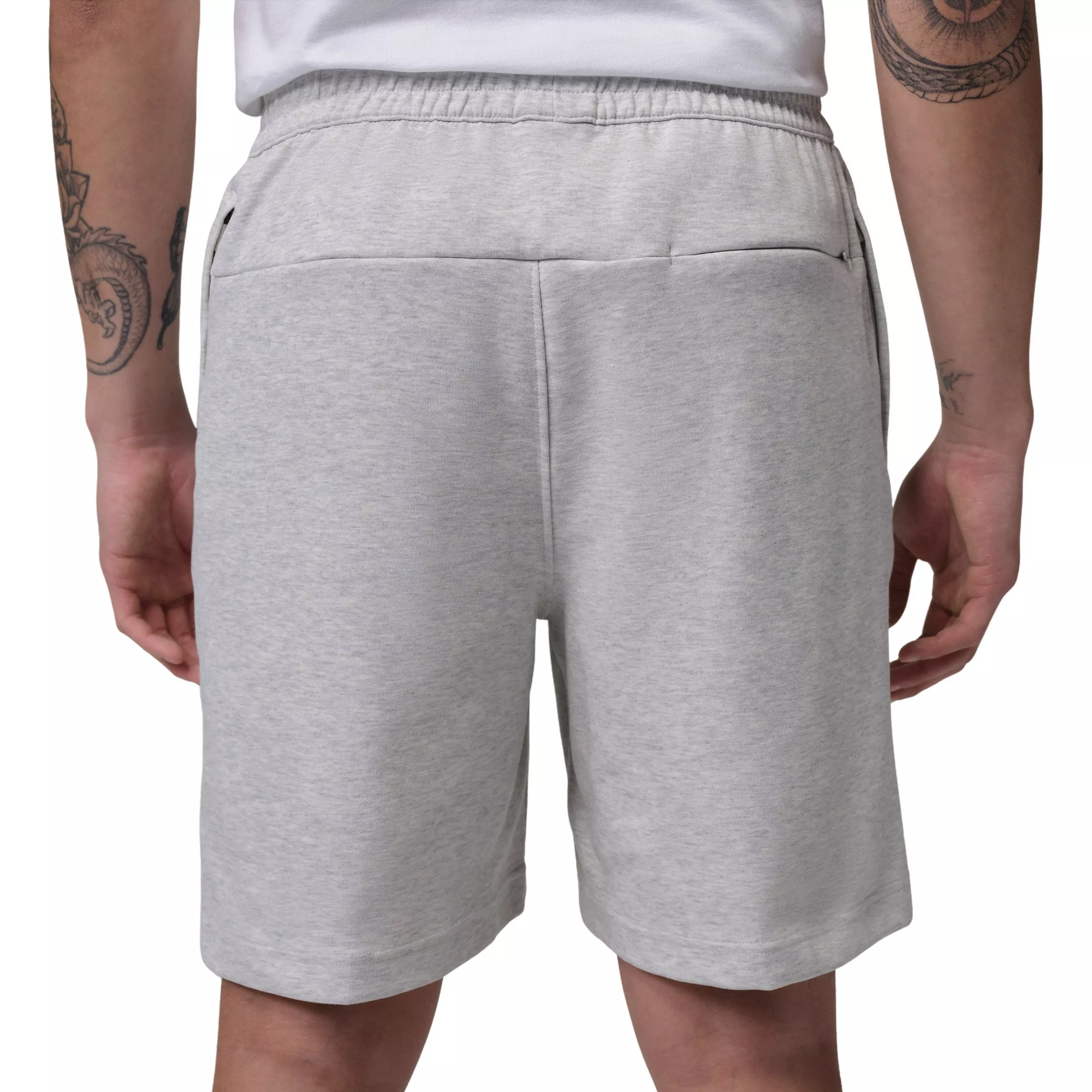 Jordan Men's Sports Dri-FIT Basketball Hoop Fleece Shorts - GREY