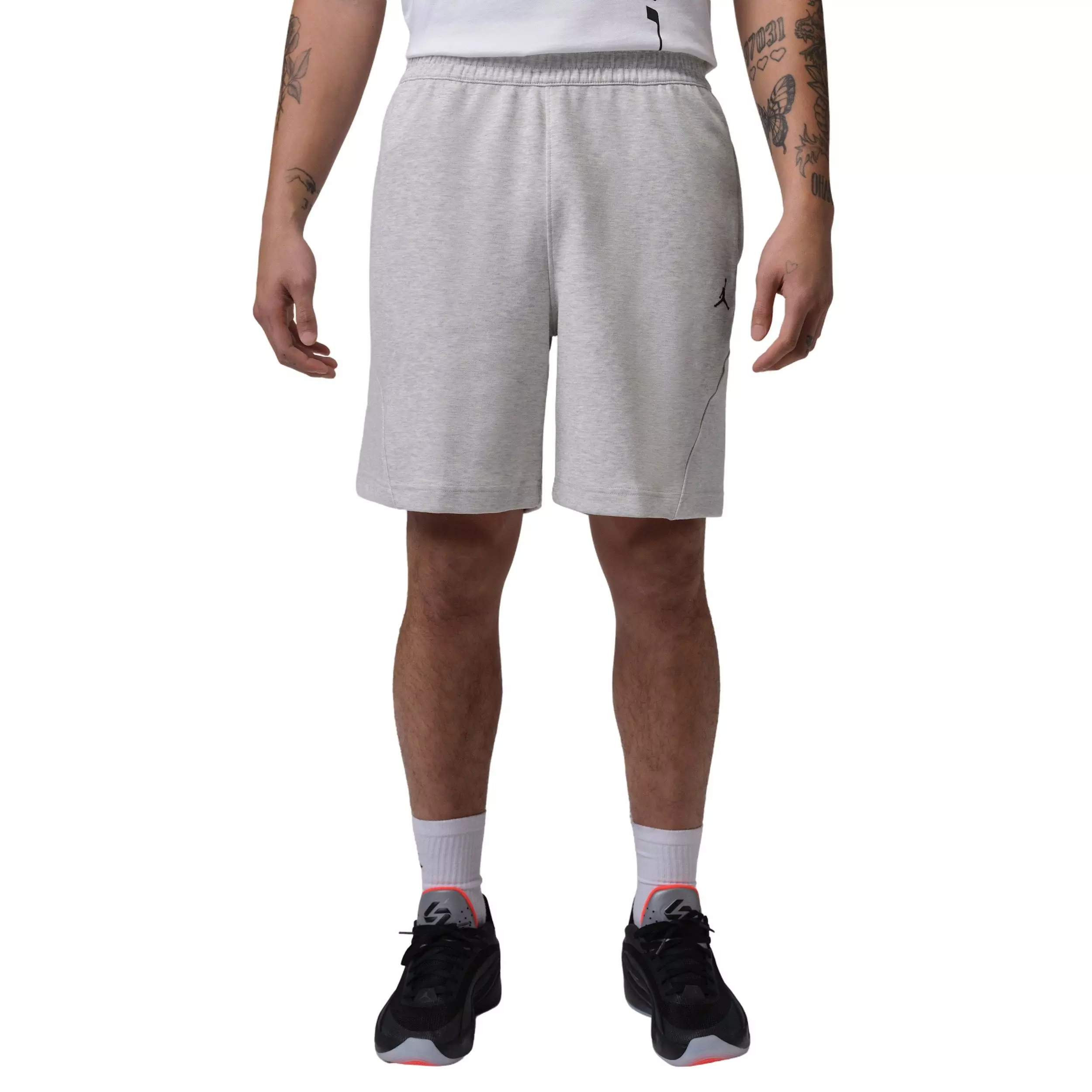Jordan Men's Sports Dri-FIT Basketball Hoop Fleece Shorts - GREY