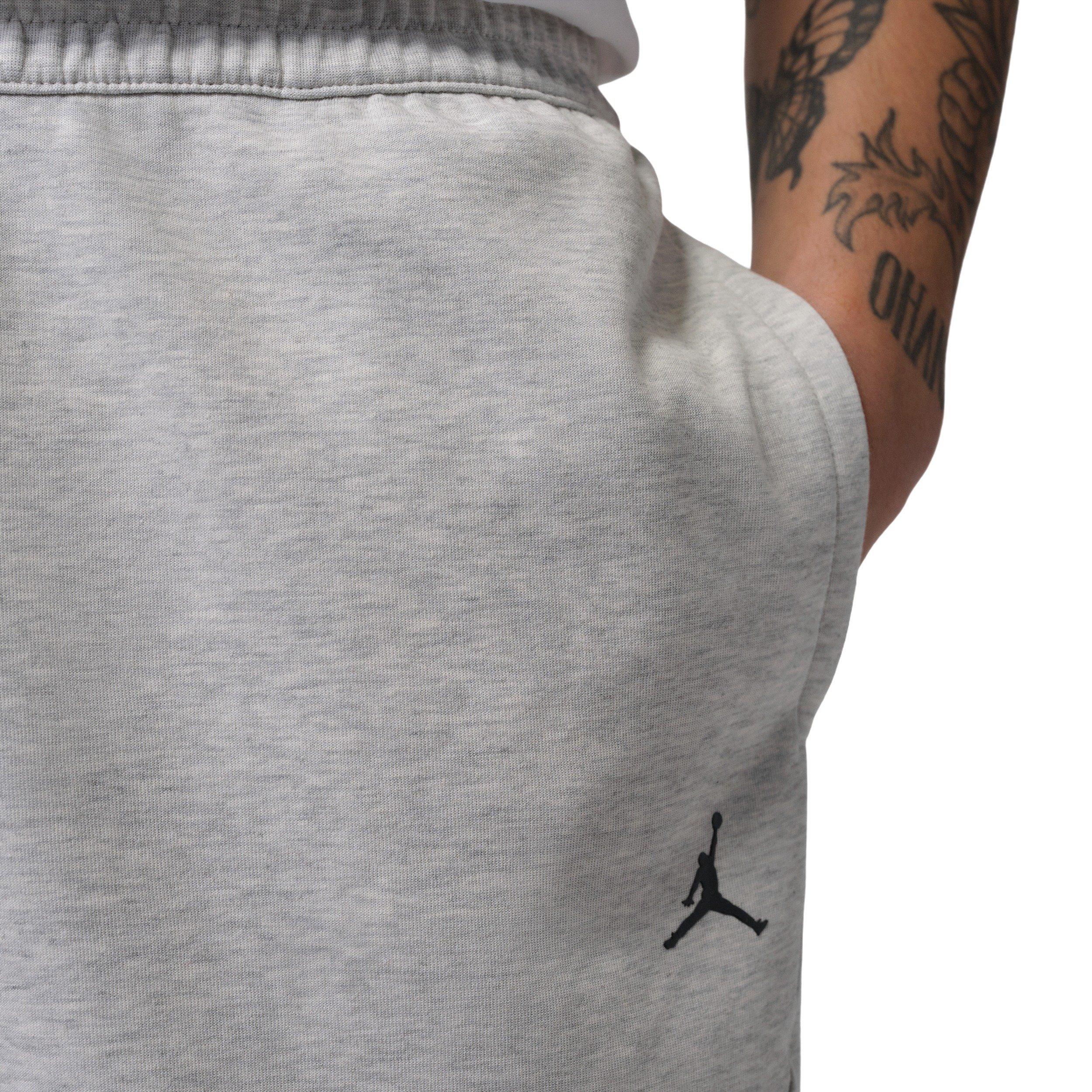 Jordan Men's Sports Dri-FIT Basketball Hoop Fleece Shorts - GREY Thumbnail View 5