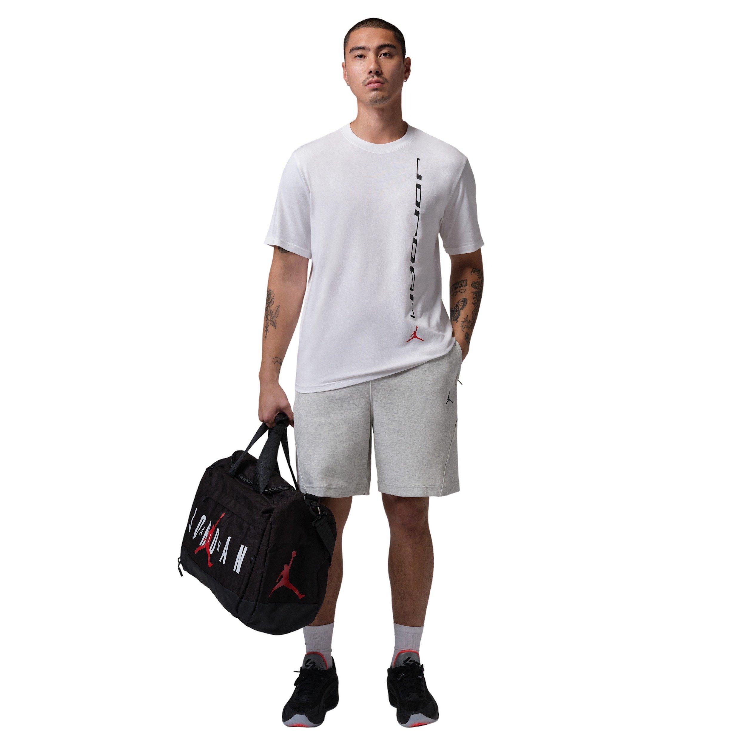 Jordan Men's Sports Dri-FIT Basketball Hoop Fleece Shorts - GREY Thumbnail View 8