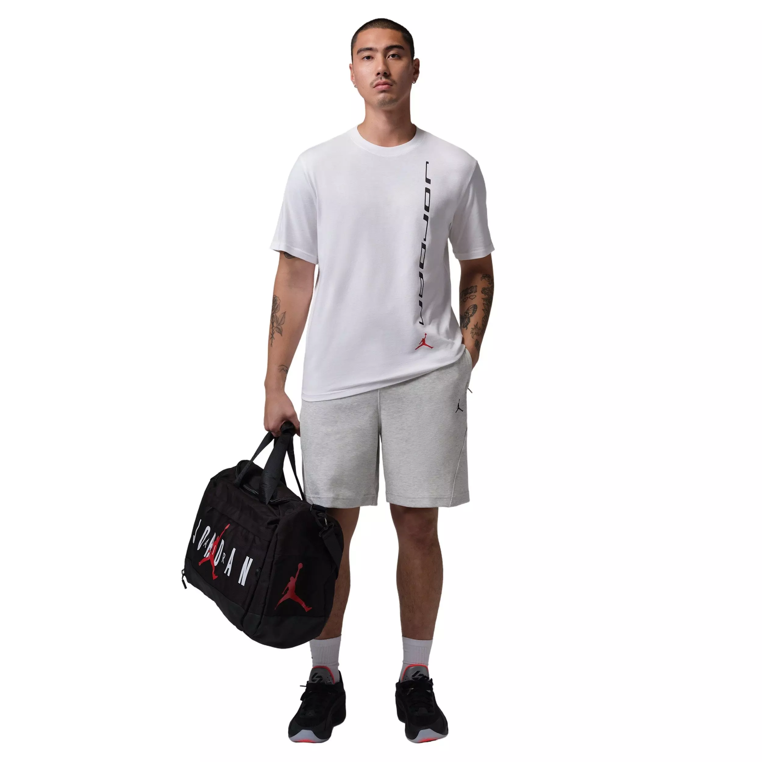 Jordan Men's Sports Dri-FIT Basketball Hoop Fleece Shorts - GREY