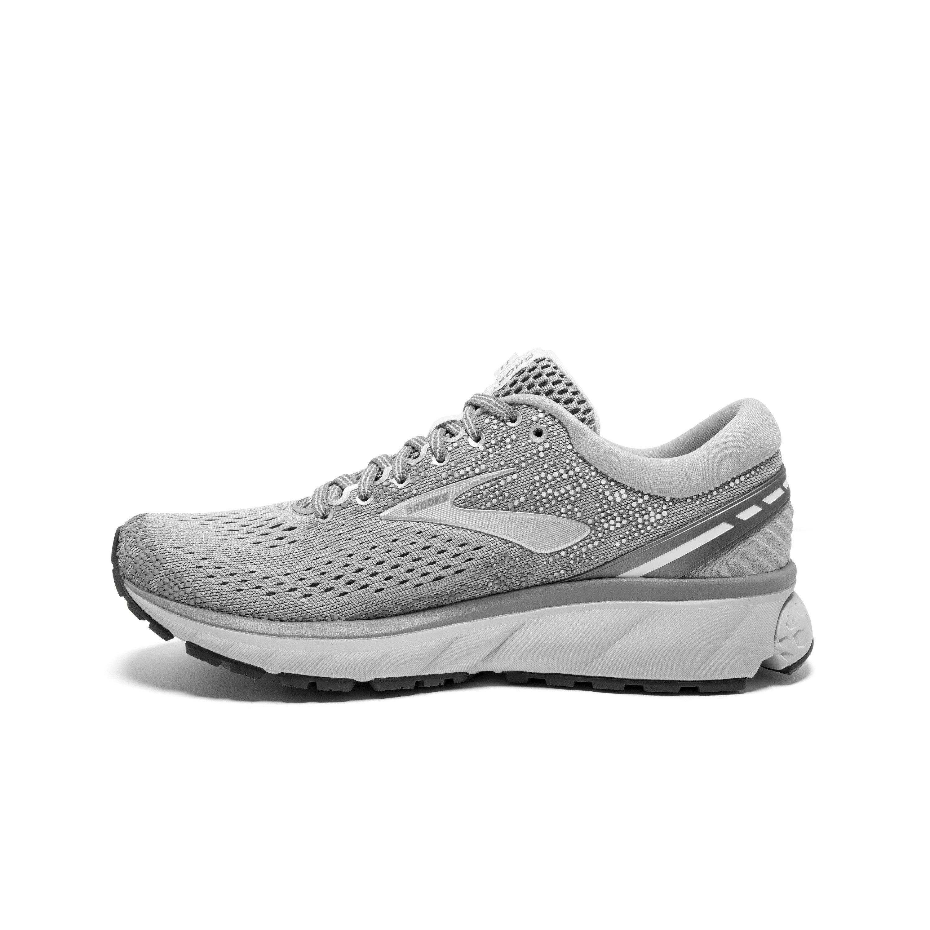 brooks ghost 11 womens grey silver white