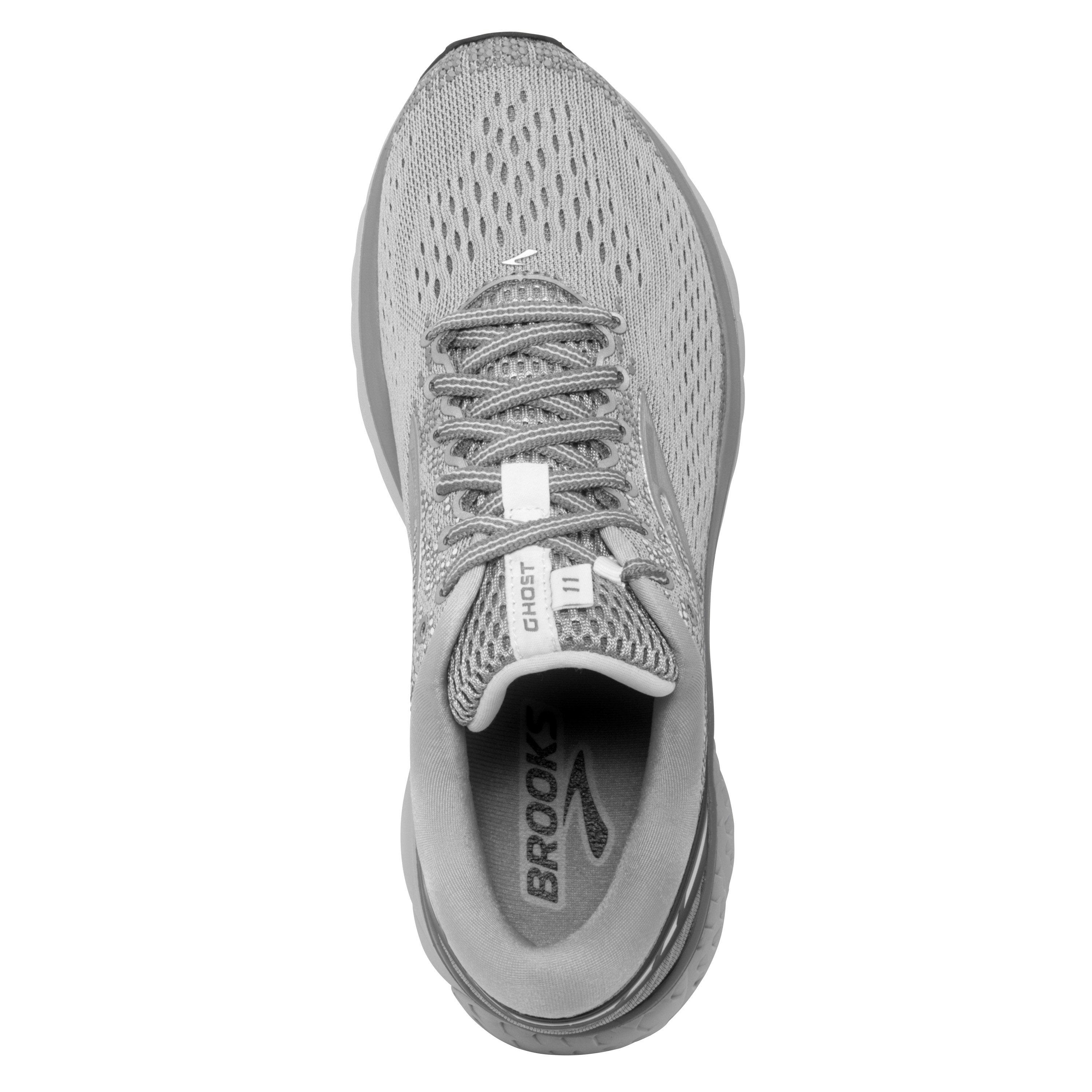 brooks ghost 11 womens grey silver white