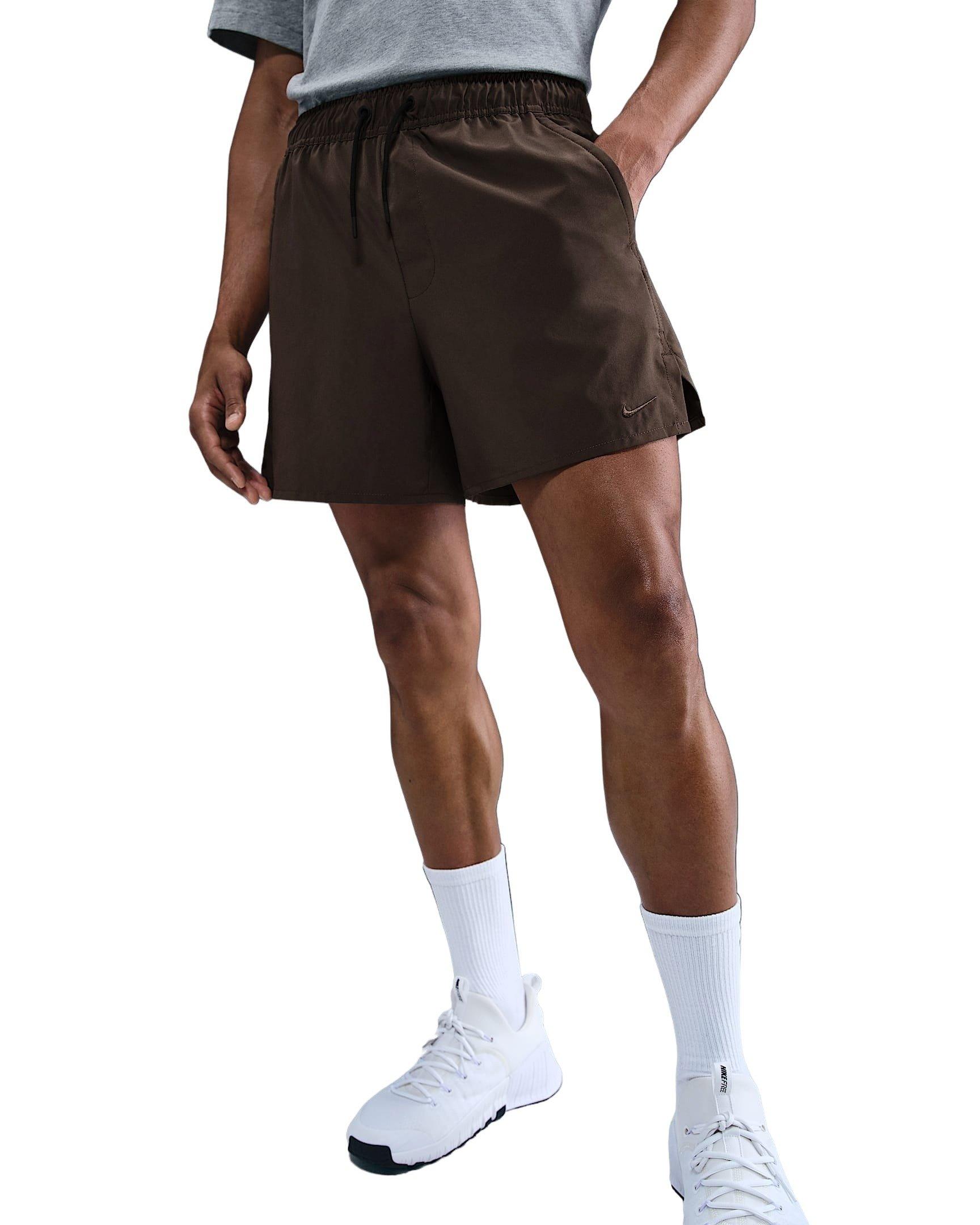 Nike Men's Unlimited Dri-FIT 5" Unlined Versatile Shorts - BROWN Thumbnail View 1
