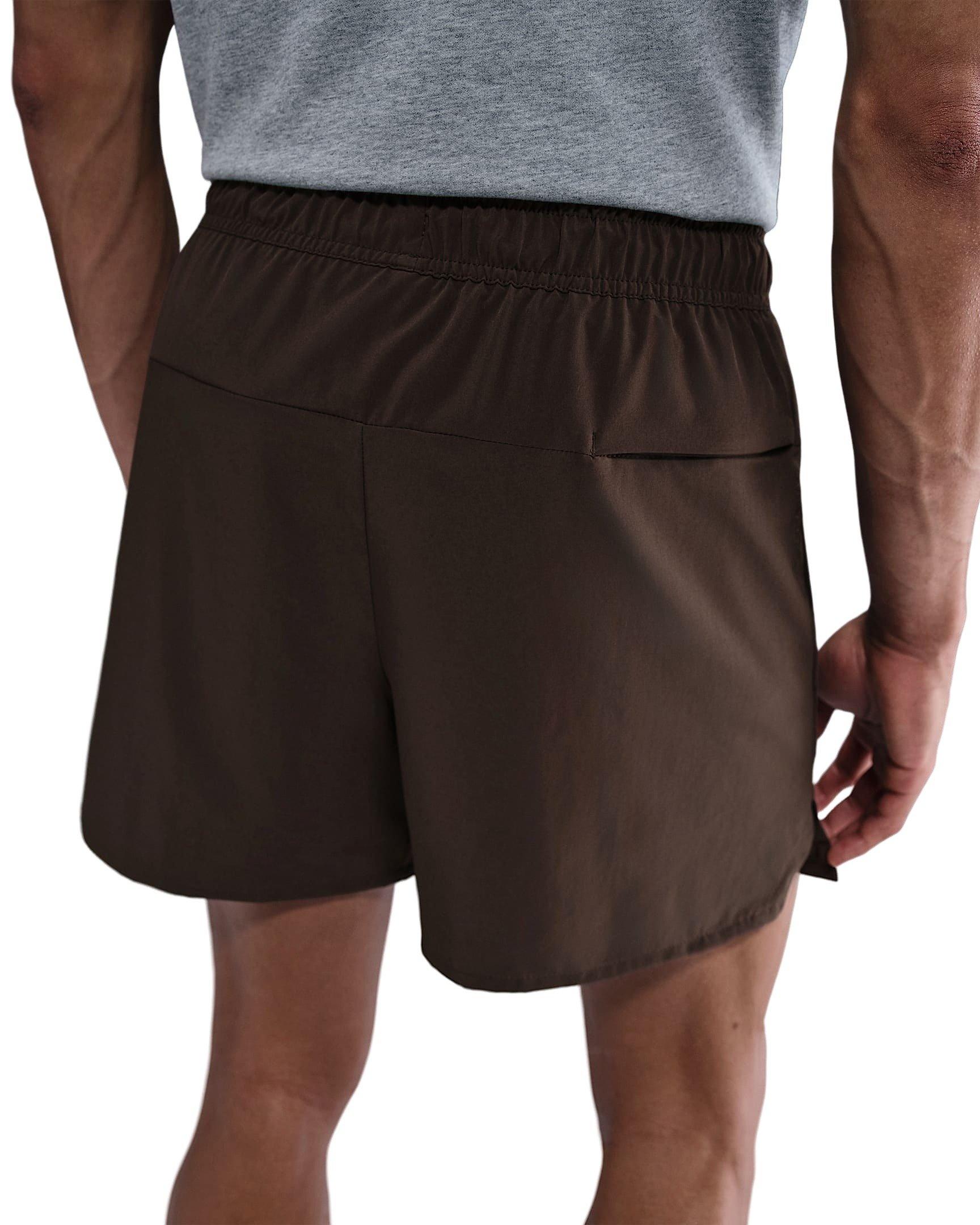 Nike Men's Unlimited Dri-FIT 5" Unlined Versatile Shorts - BROWN Thumbnail View 2