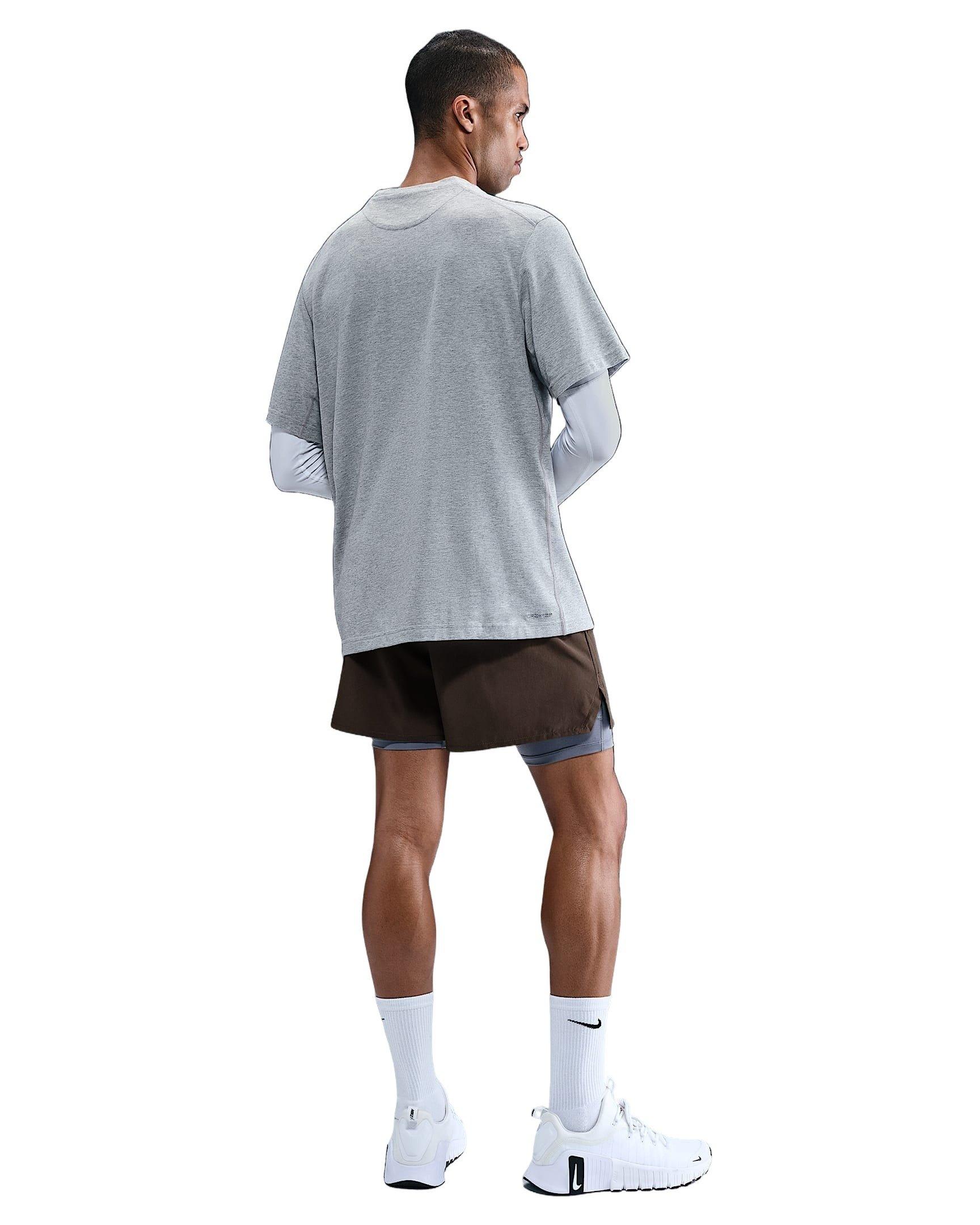 Nike Men's Unlimited Dri-FIT 5" Unlined Versatile Shorts - BROWN Thumbnail View 5