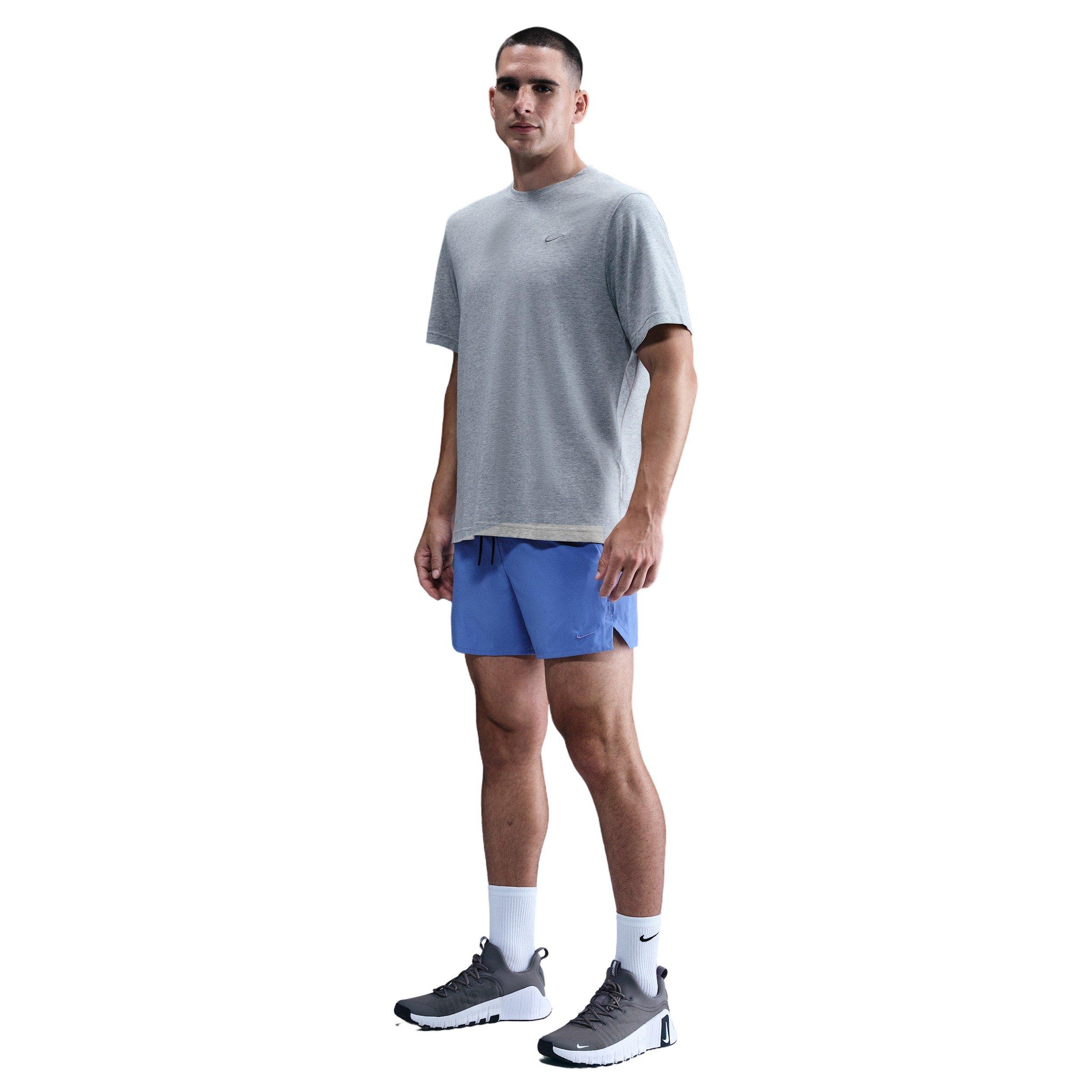 Nike Men's Unlimited Dri-FIT 5" Unlined Versatile Shorts - BLUE Thumbnail View 1