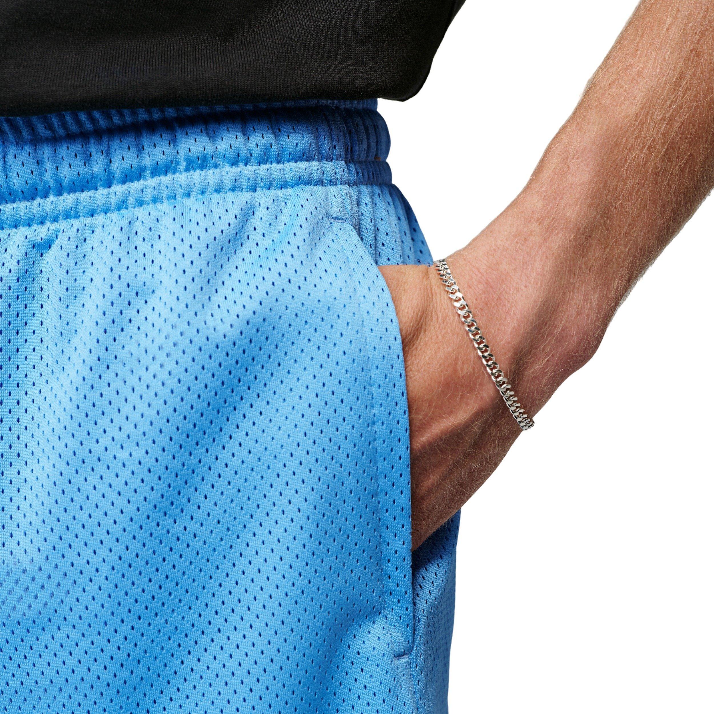 Jordan Men's Brooklyn Champ Mesh Shorts - BLUE Thumbnail View 3