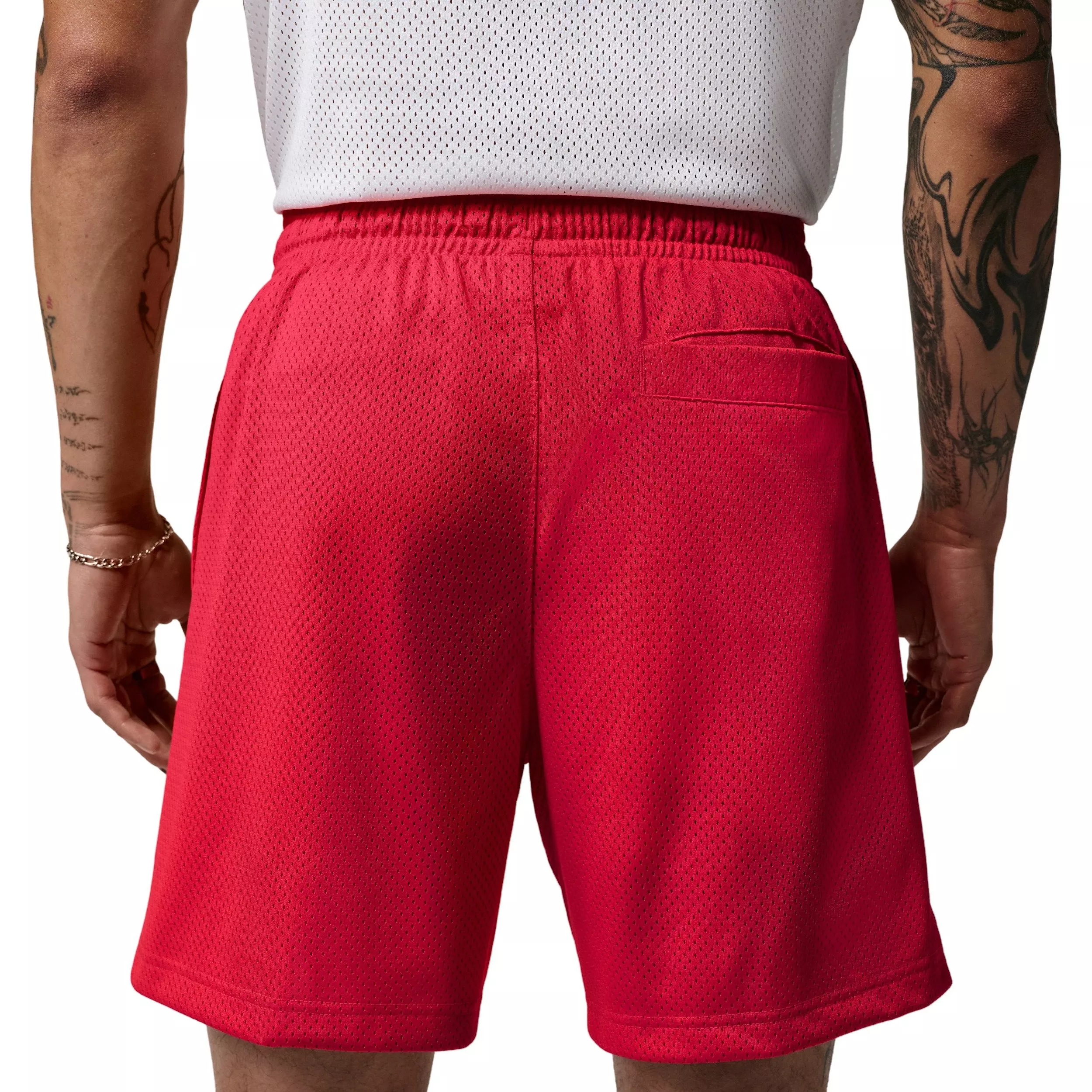 Jordan Men's Brooklyn Champ Mesh Shorts - RED