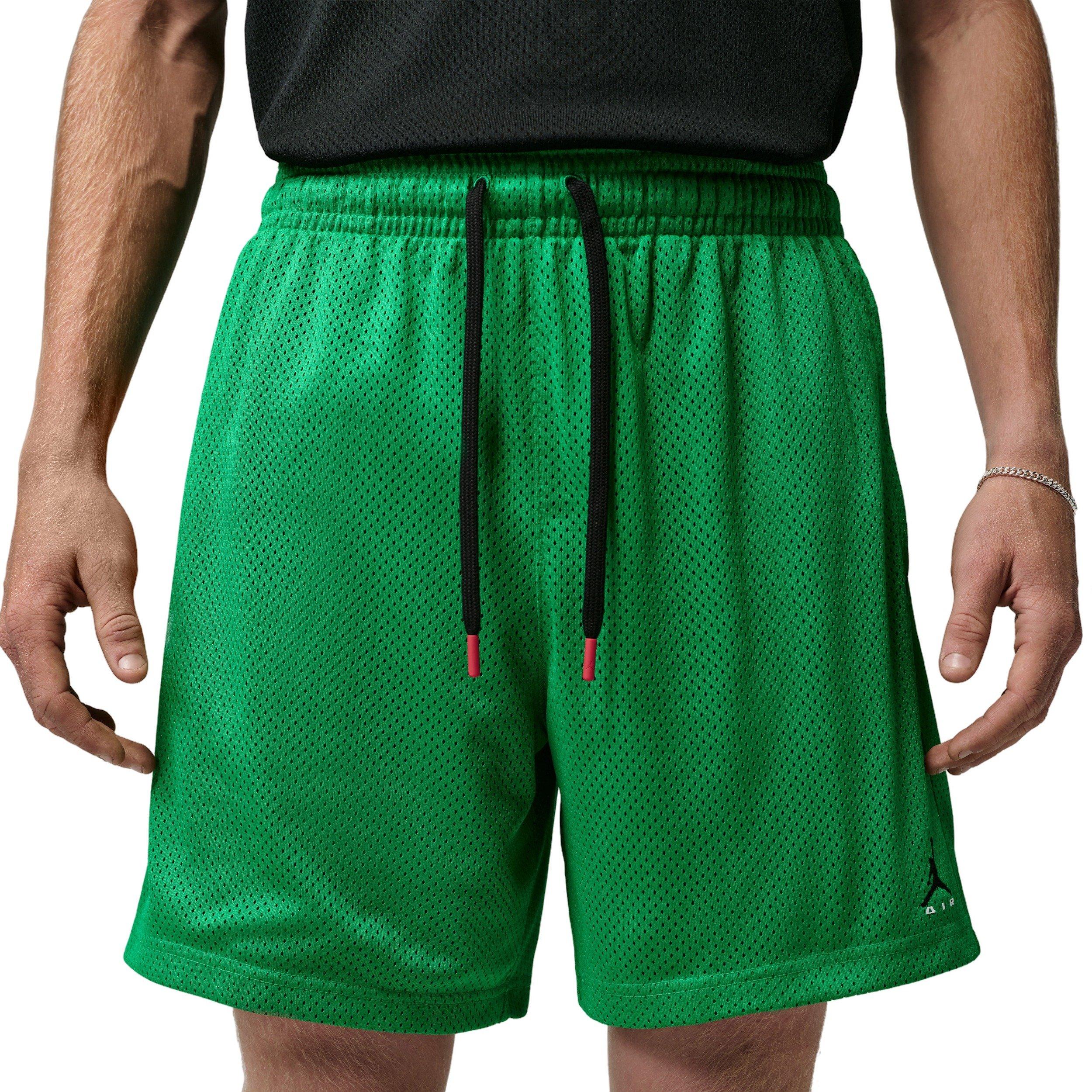 Jordan Men's Brooklyn Champ Mesh Shorts - GREEN Thumbnail View 1