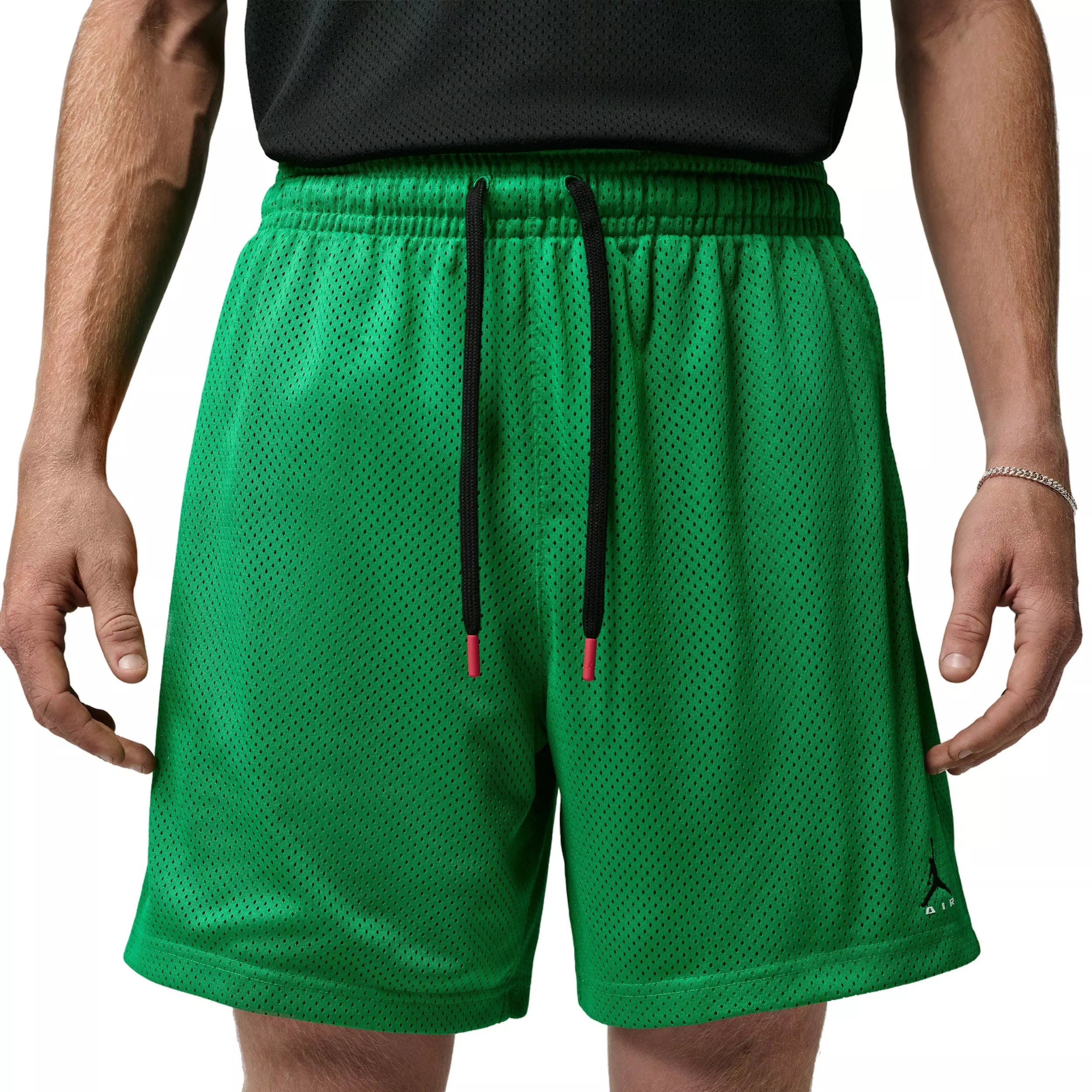 Jordan Men's Brooklyn Champ Mesh Shorts - GREEN
