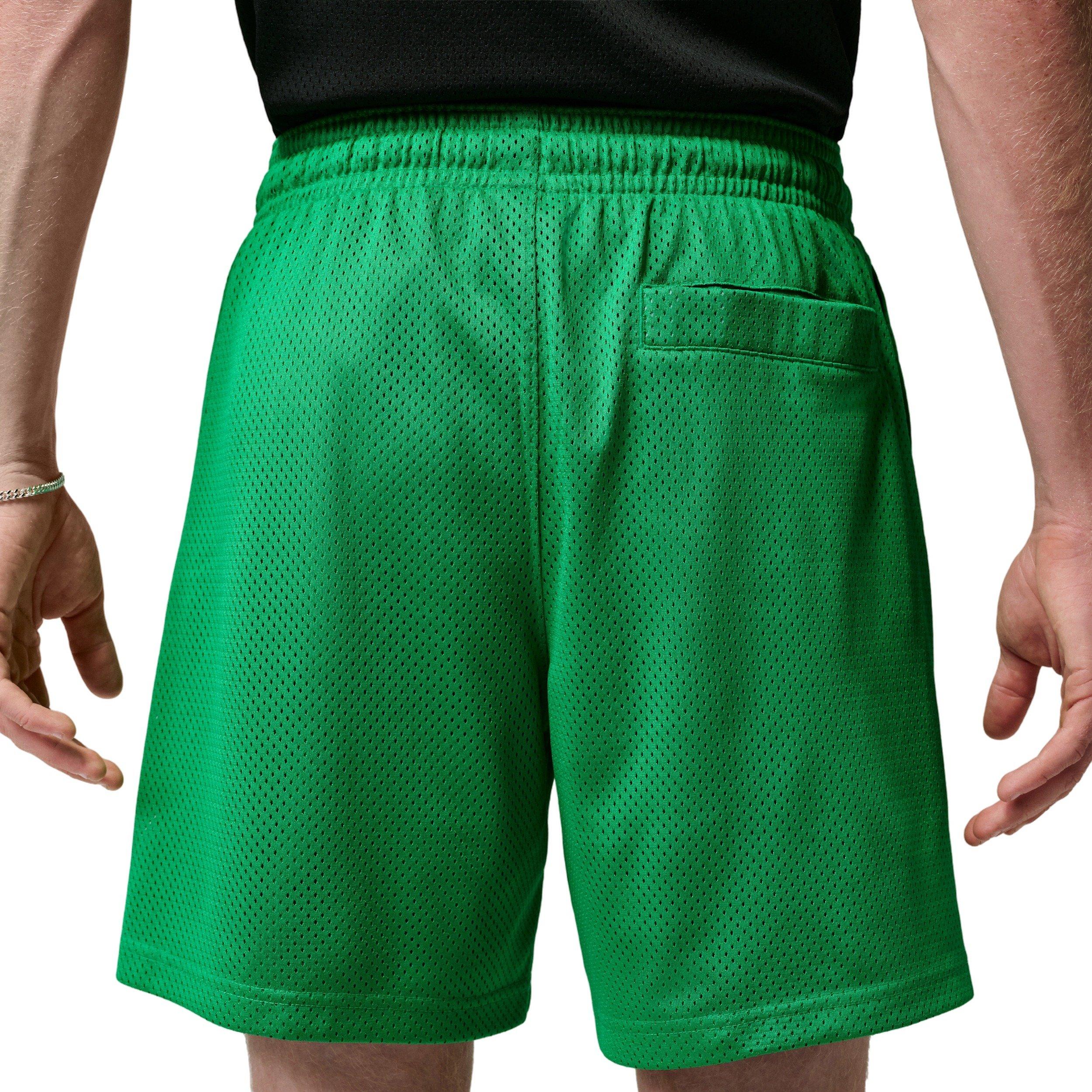 Jordan Men's Brooklyn Champ Mesh Shorts - GREEN Thumbnail View 2