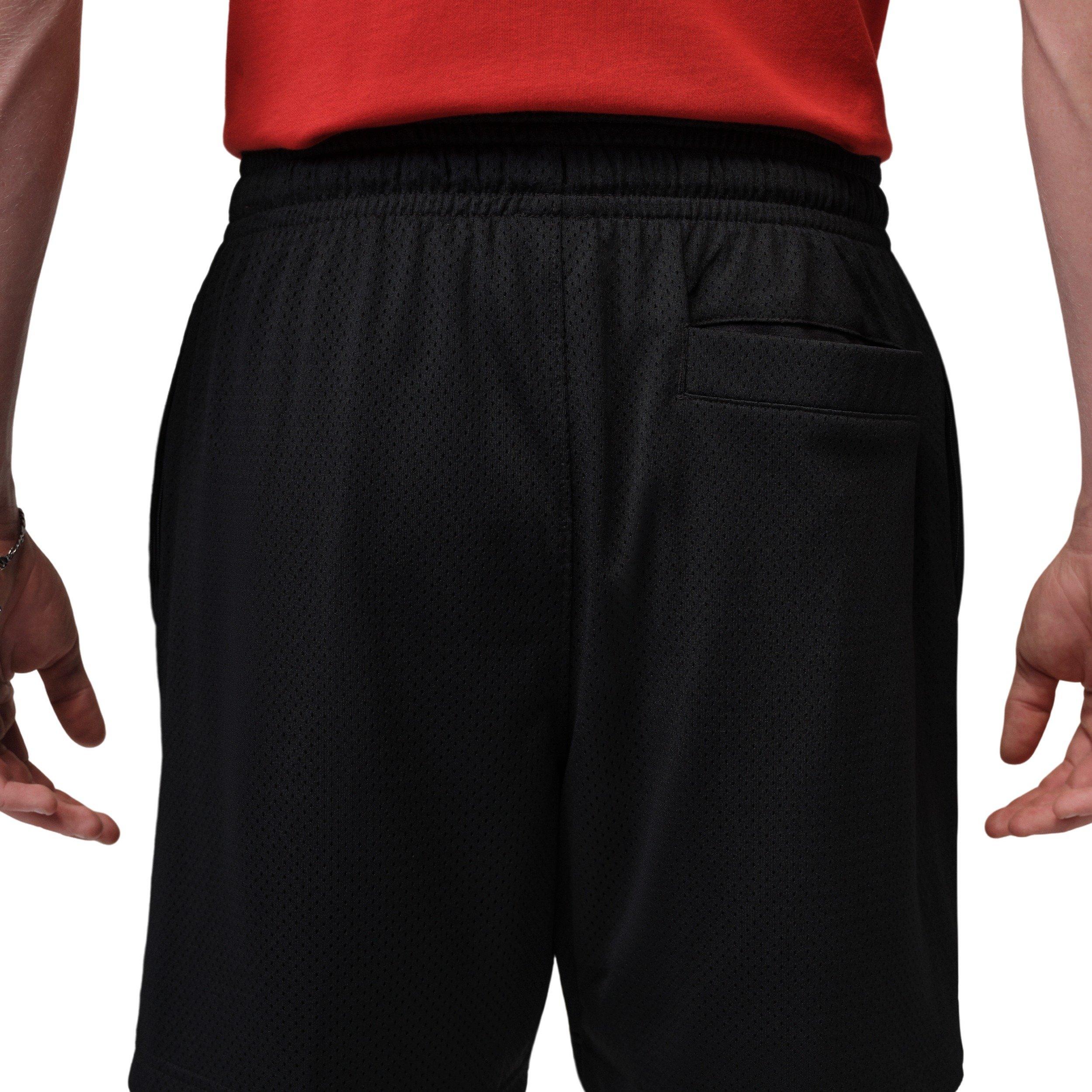 Jordan Men's Brooklyn 7" Graphic Mesh Shorts - BLACK Thumbnail View 2