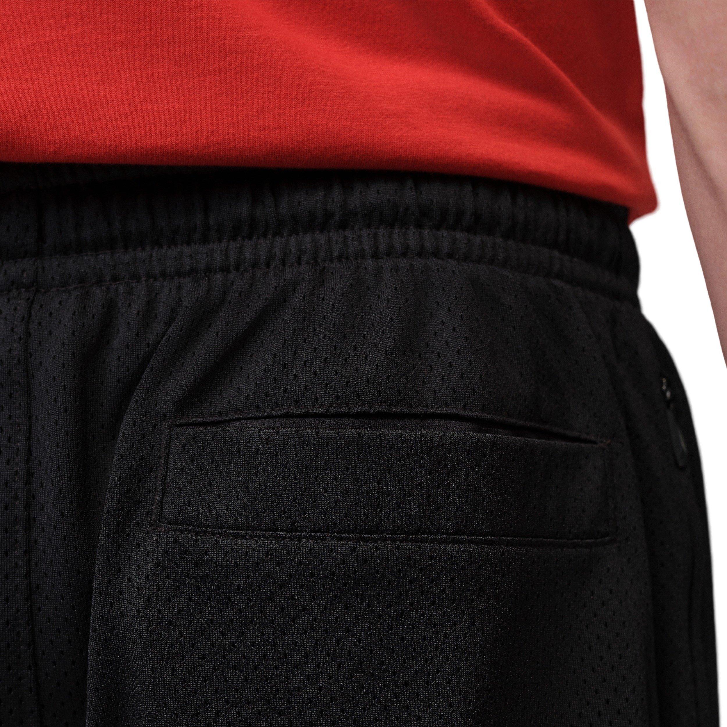 Jordan Men's Brooklyn 7" Graphic Mesh Shorts - BLACK Thumbnail View 4
