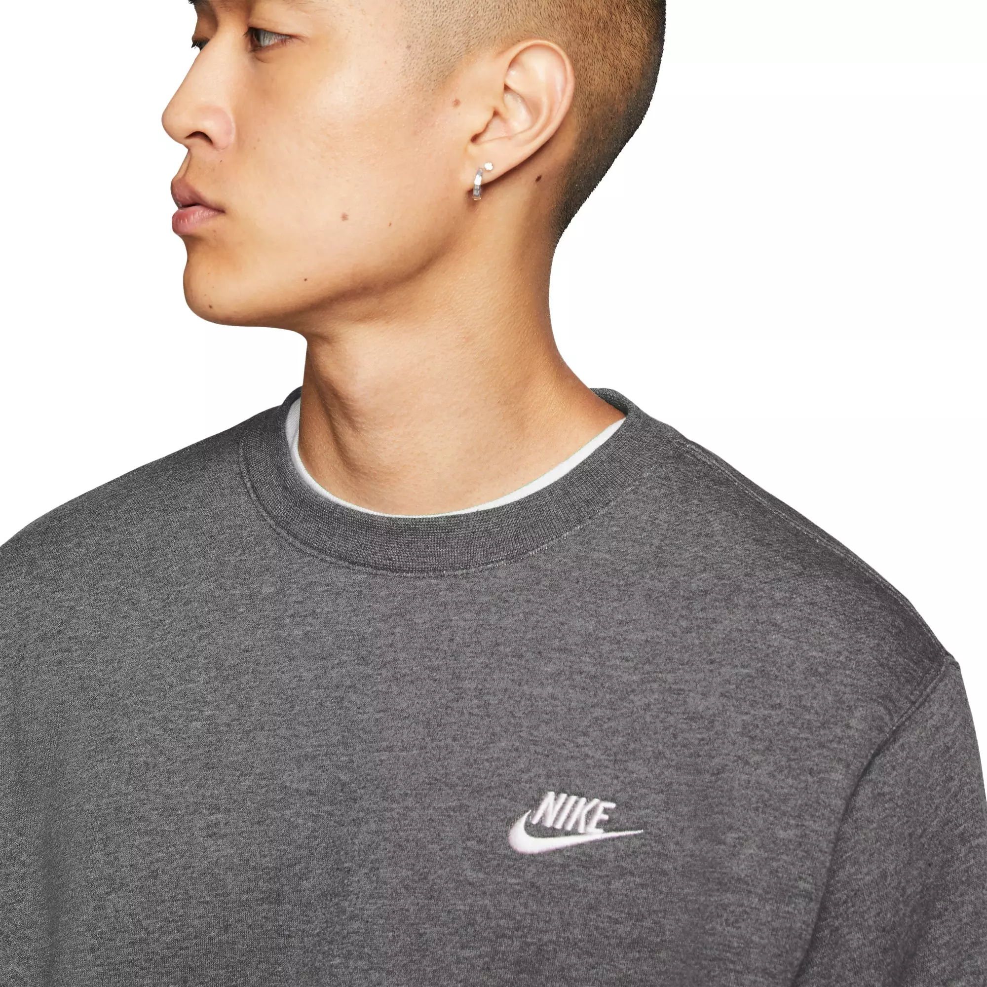 Nike Men's Sportswear Club BB Crew - GREY