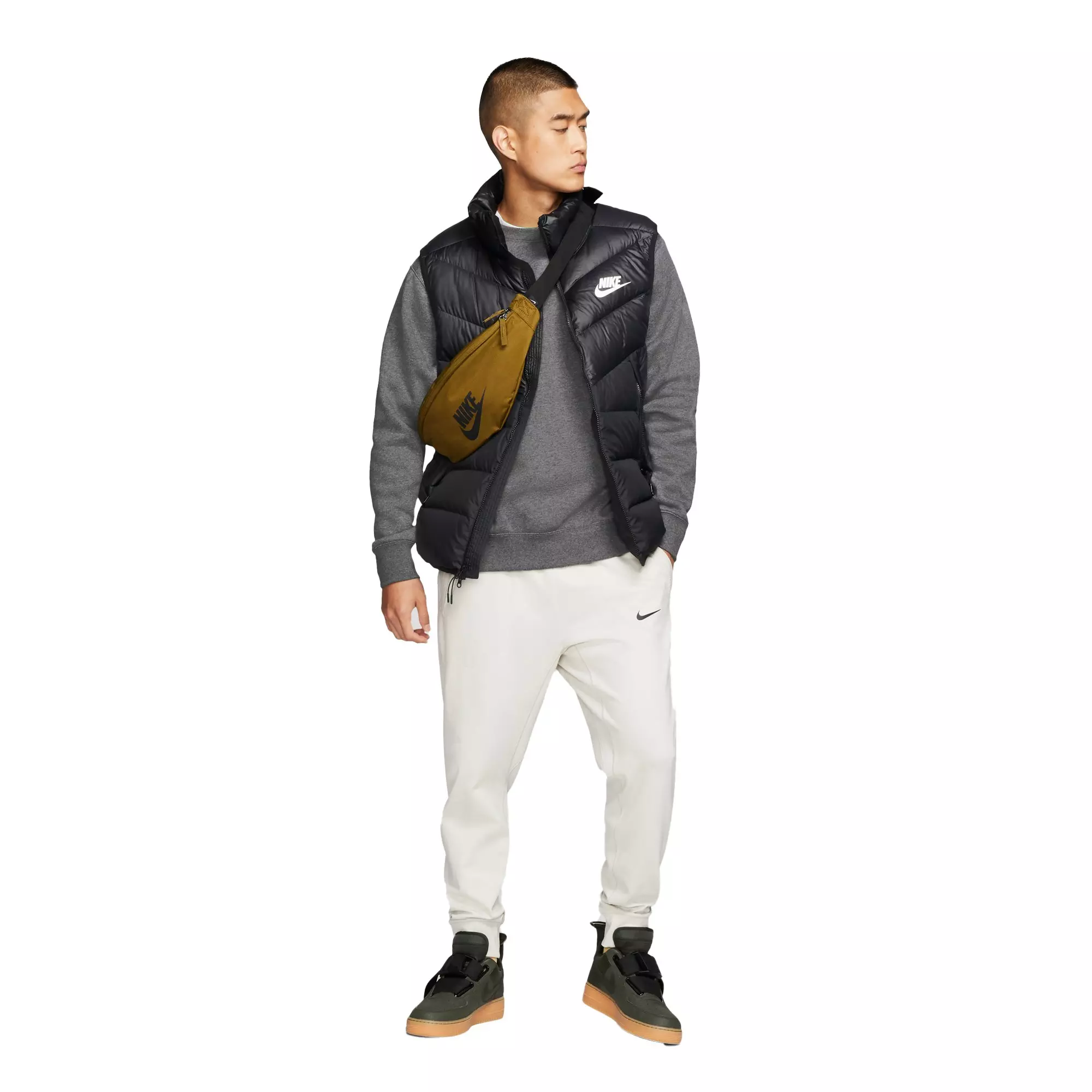 Nike Men's Sportswear Club BB Crew - GREY