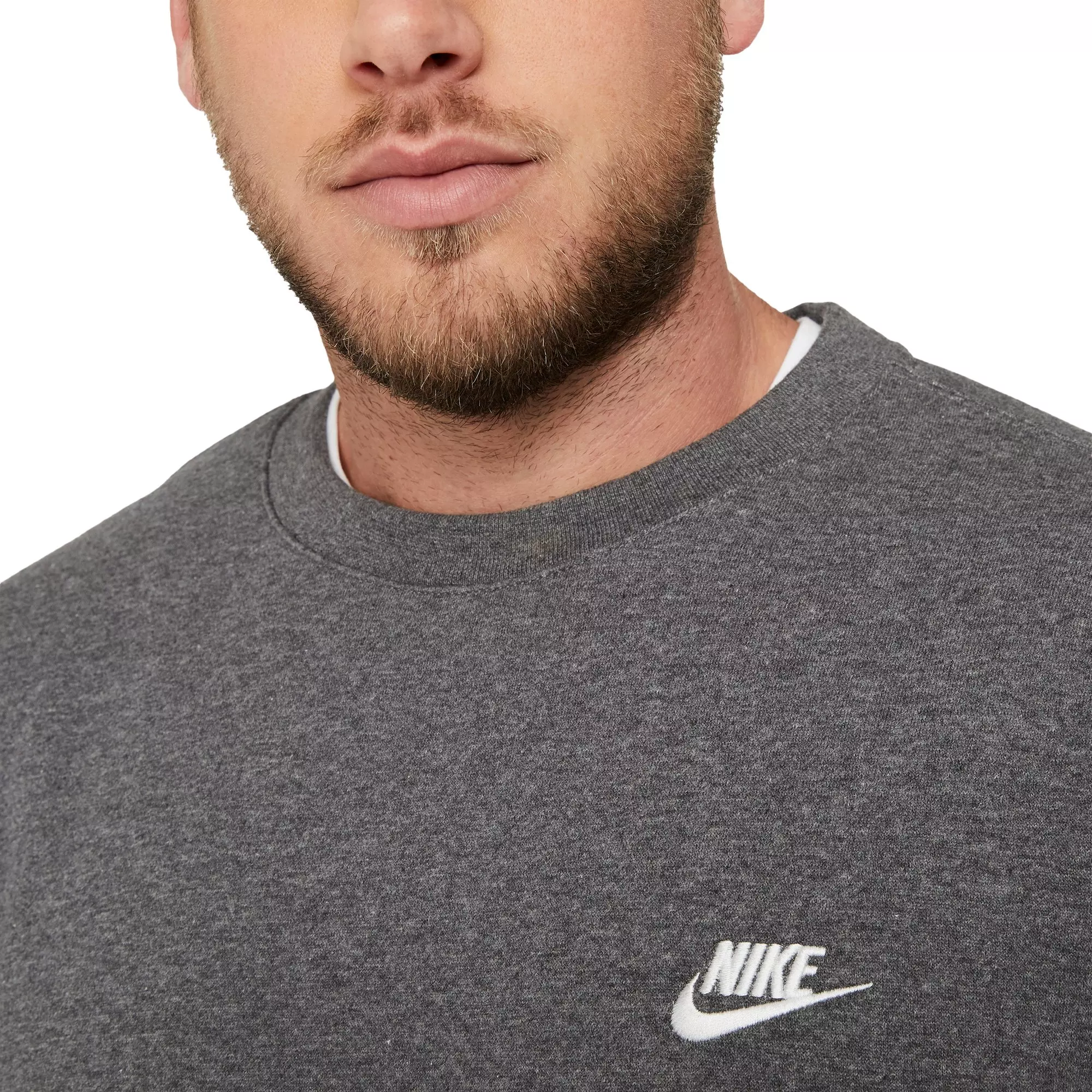 Nike Men's Sportswear Club BB Crew - GREY