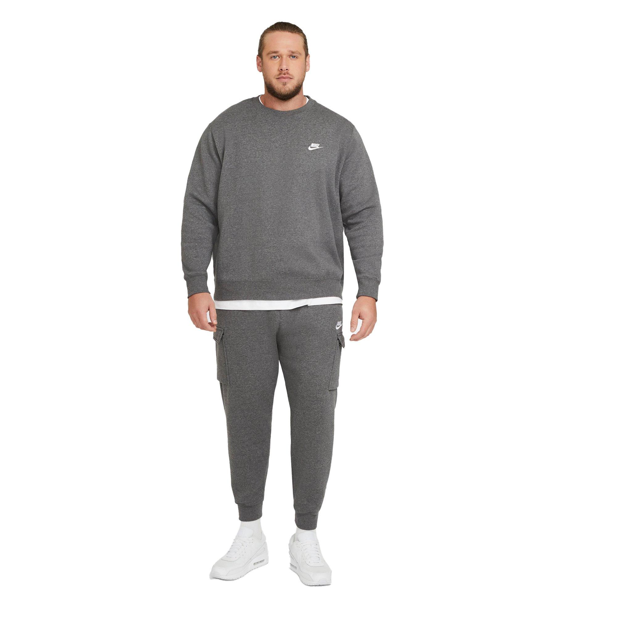 Nike Men's Sportswear Club BB Crew - GREY Thumbnail View 8