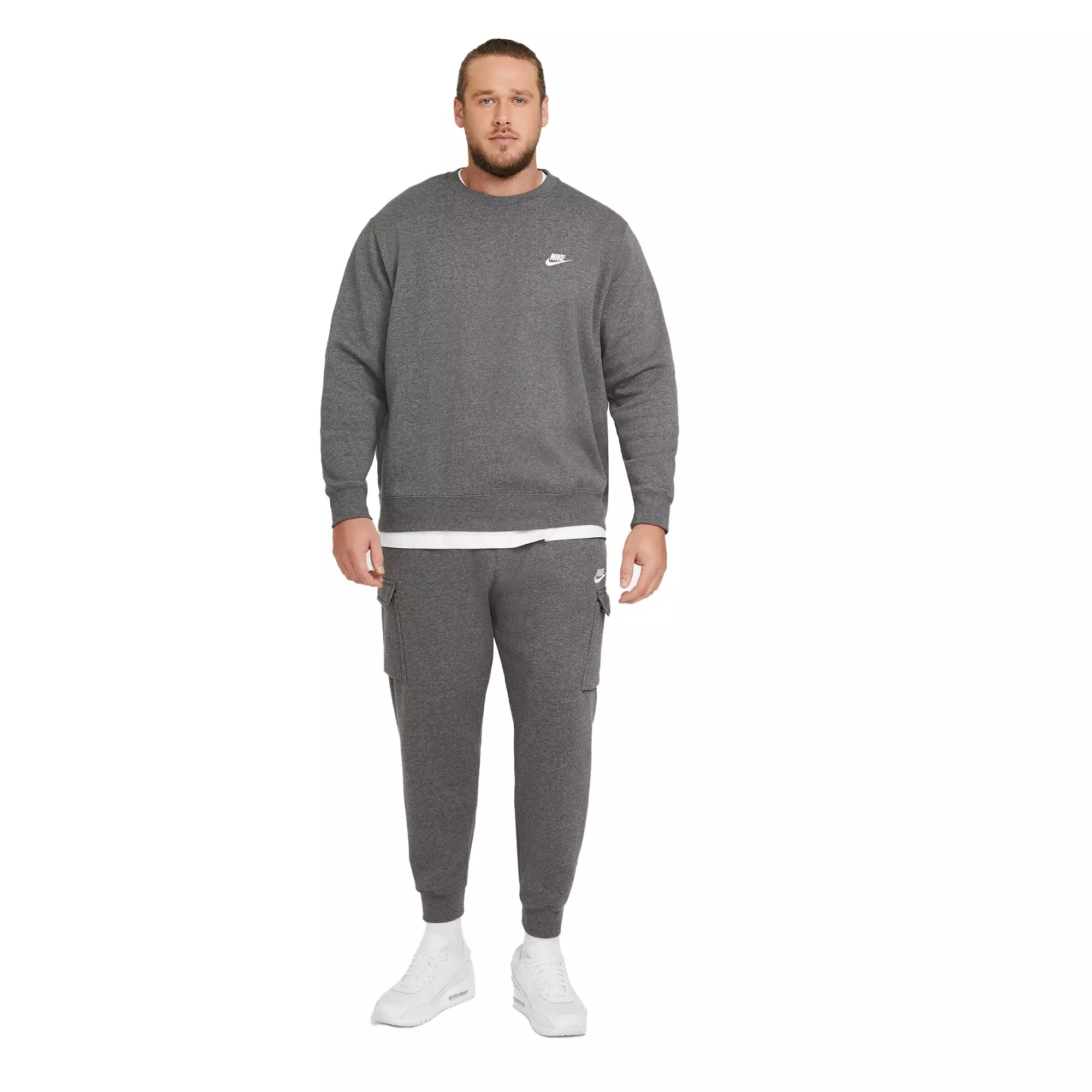 Nike Men's Sportswear Club BB Crew - GREY