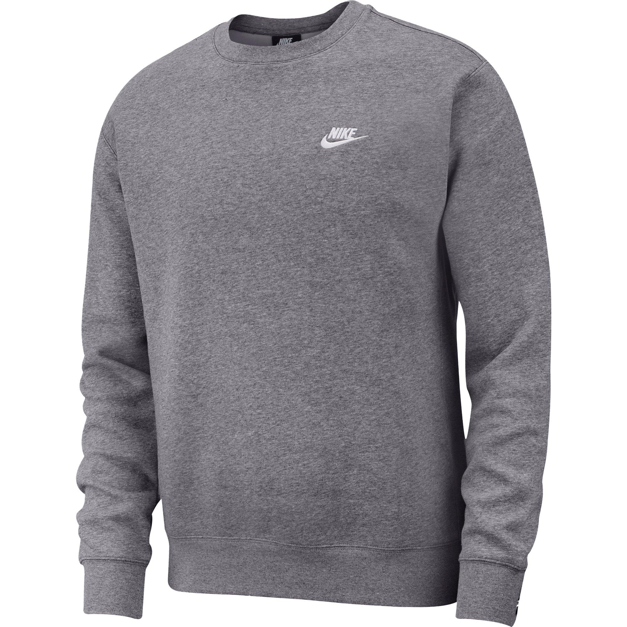 Nike Men's Sportswear Club BB Crew - GREY Thumbnail View 9