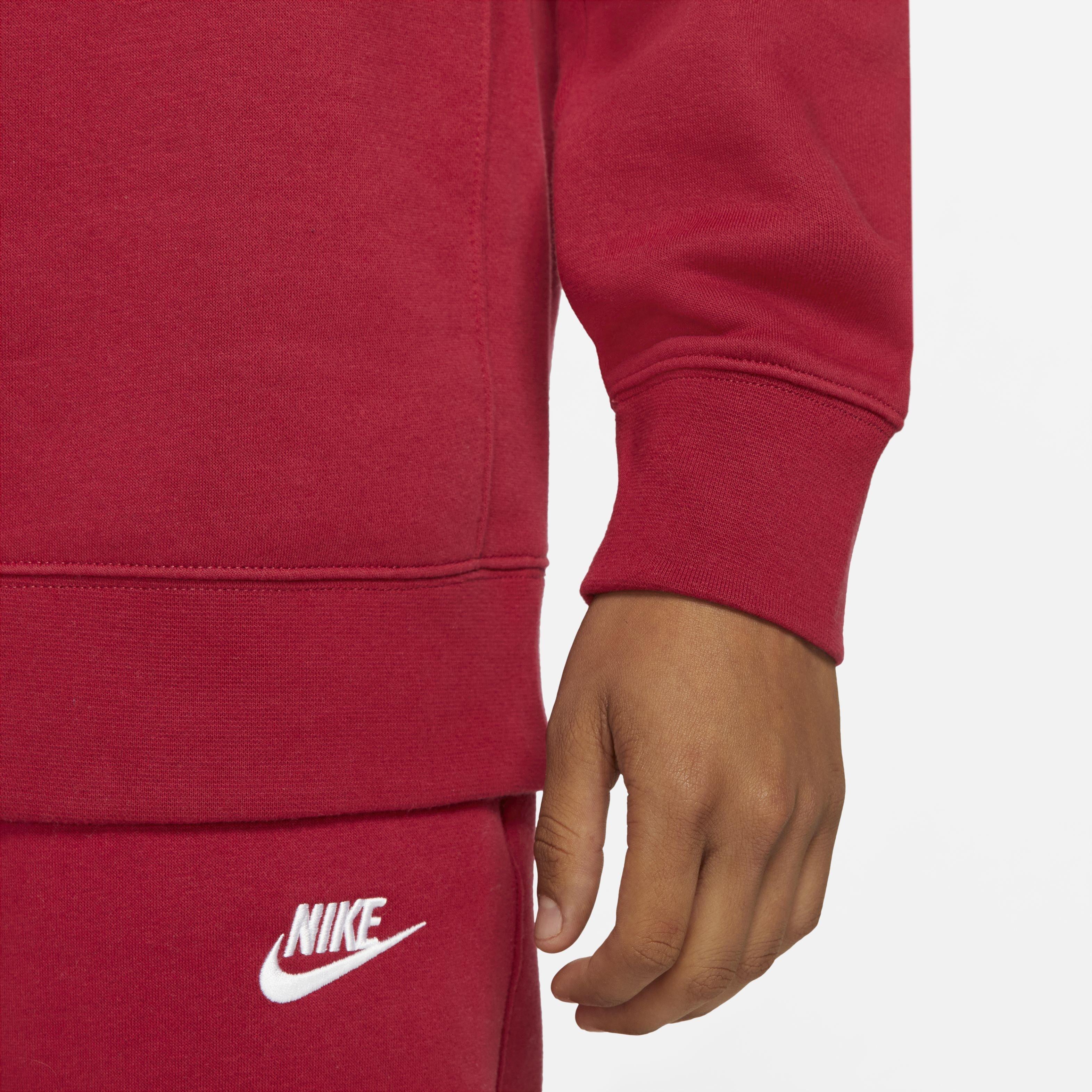Nike Men's Sportswear Club BB Crew - RED Thumbnail View 4