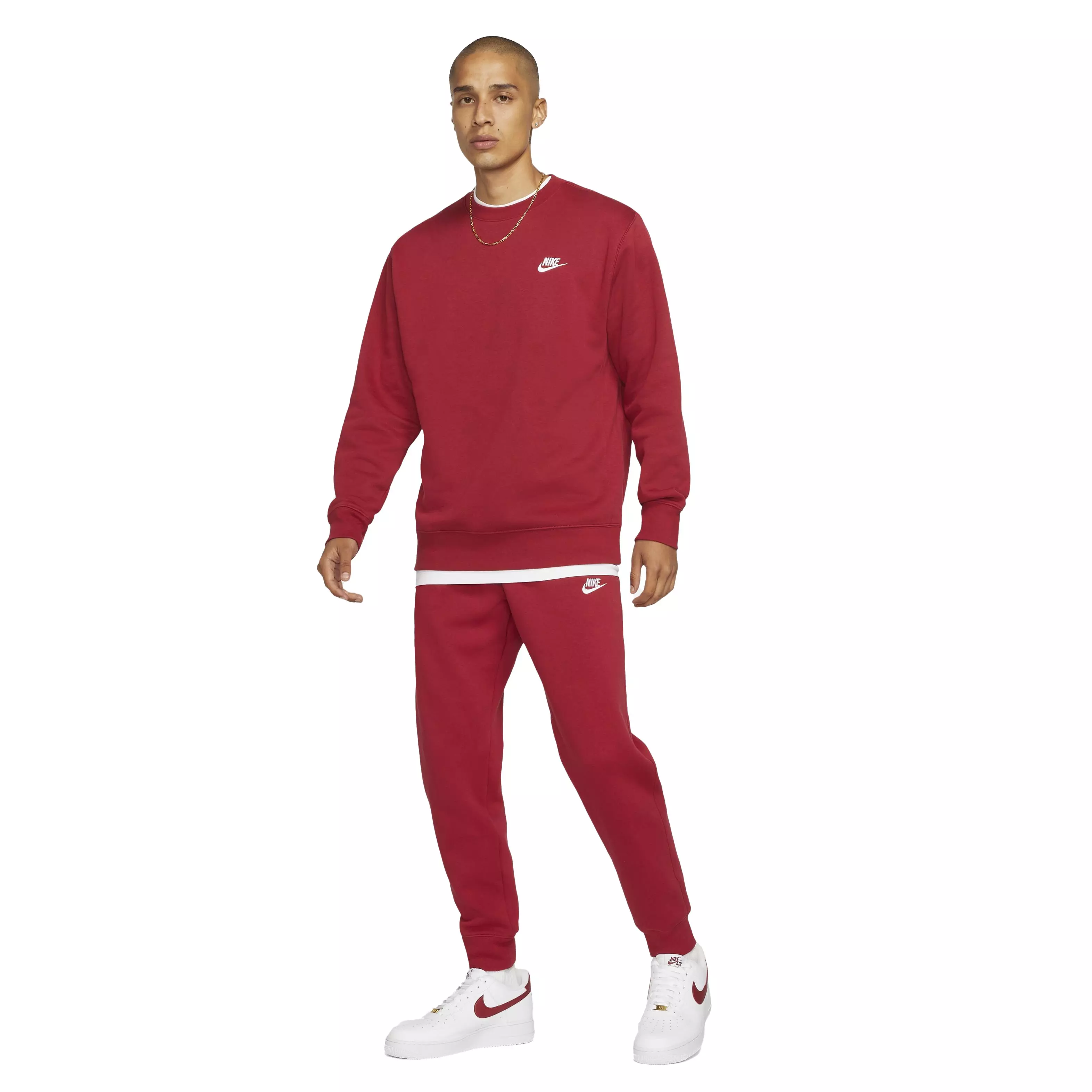 Nike Men's Sportswear Club BB Crew - RED