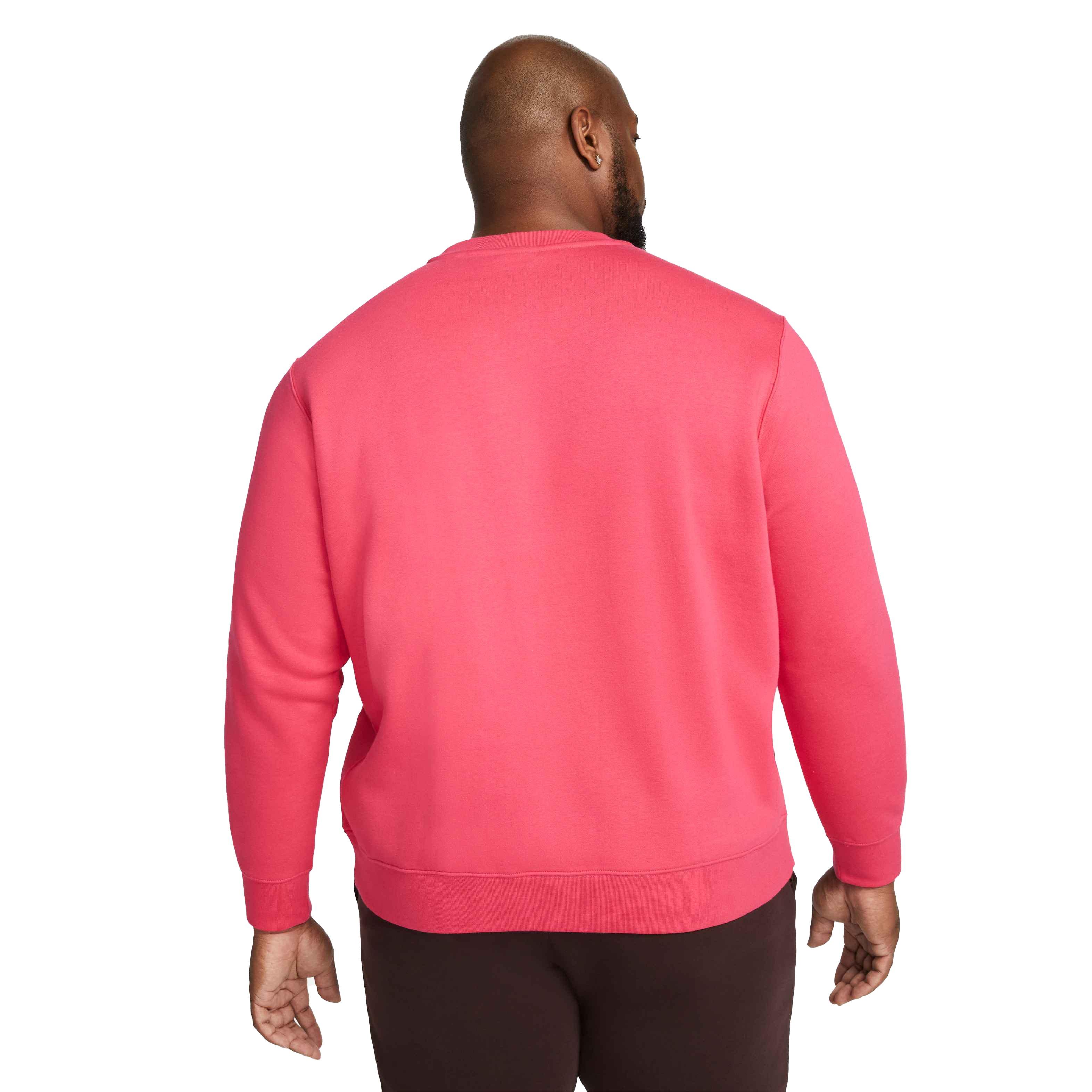 Nike Men's Sportswear Club BB Crew - PINK Thumbnail View 2