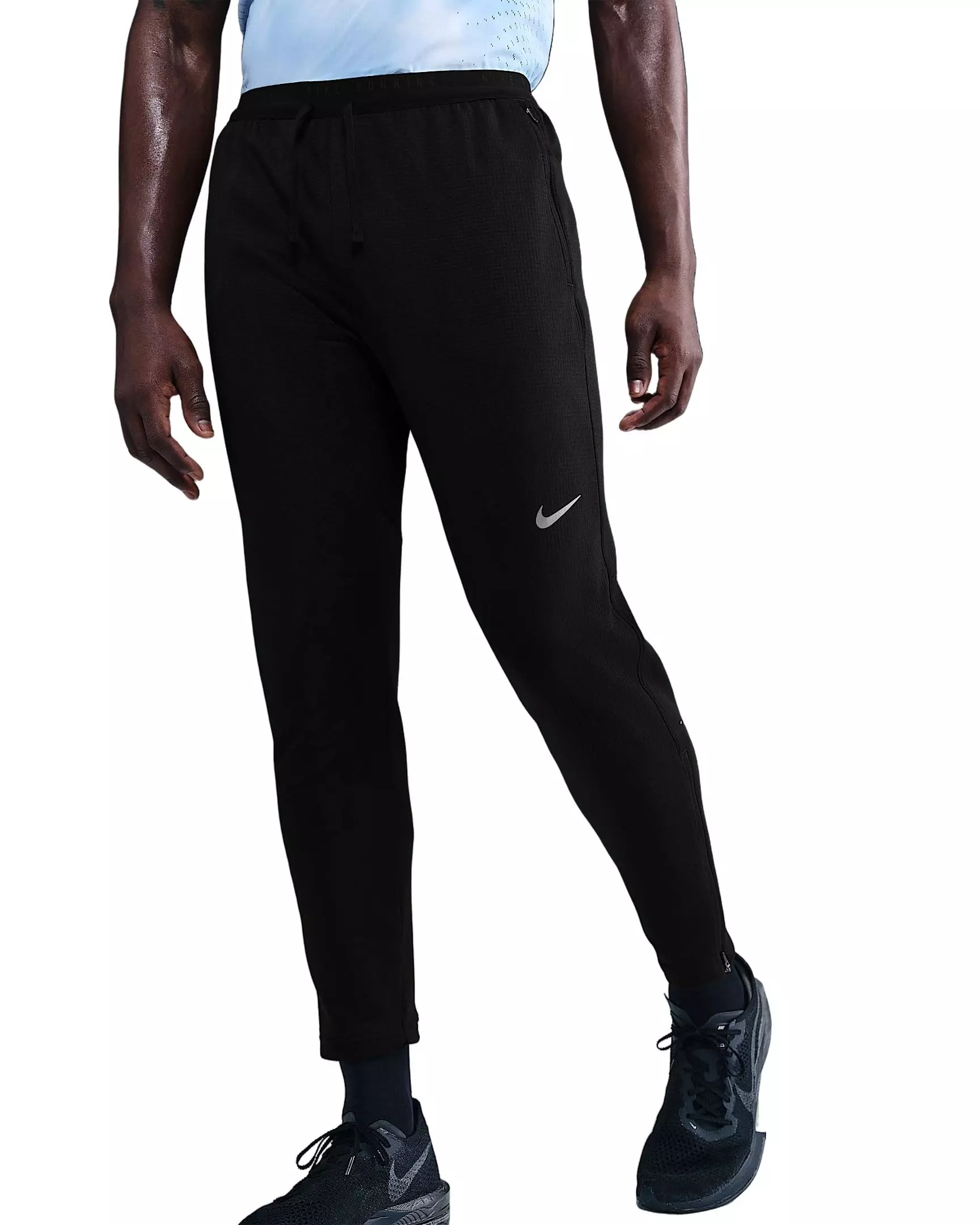 Nike Men's Stride Dri-FIT Knit Running Pants - Black - BLACK
