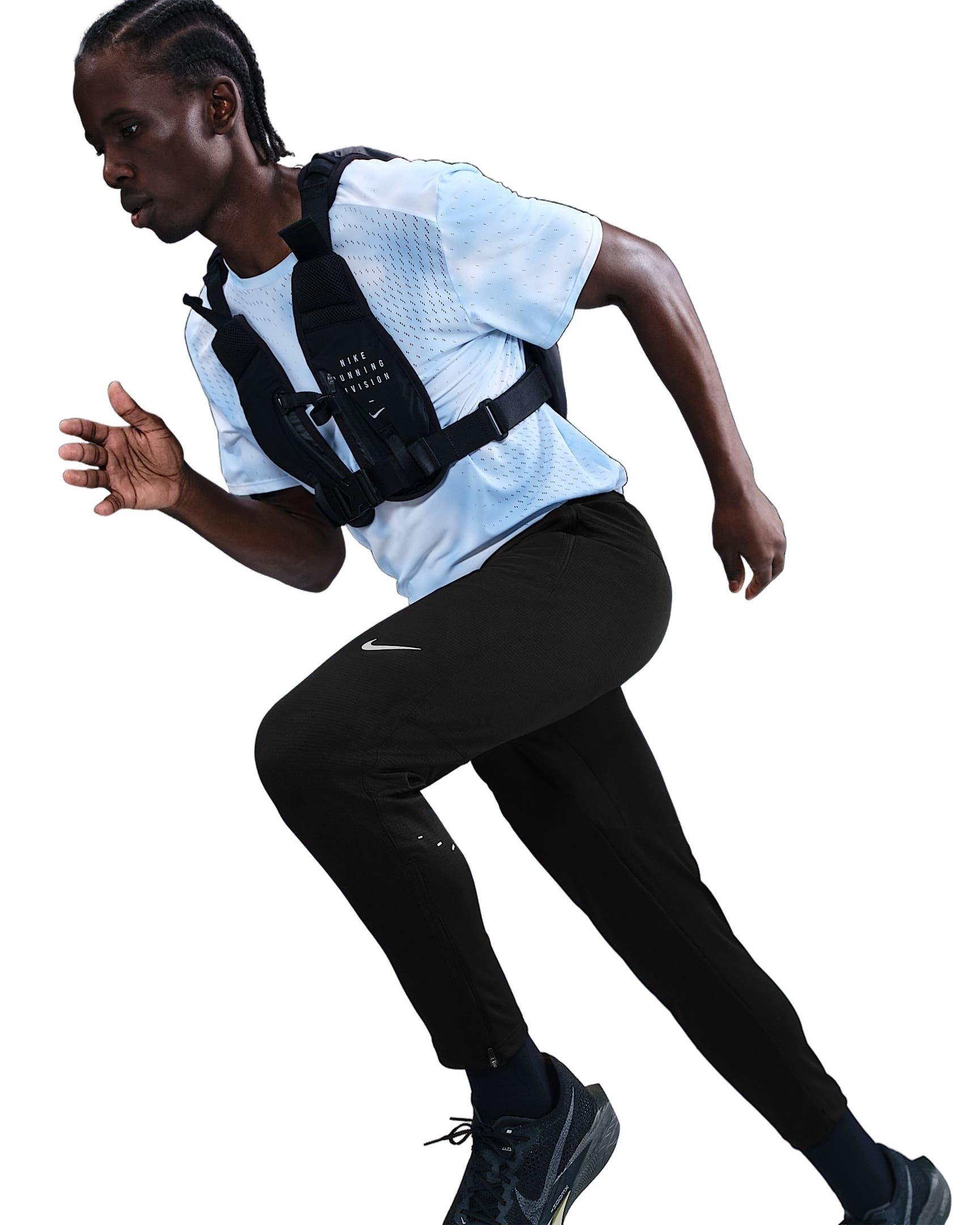 Nike Men's Stride Dri-FIT Knit Running Pants -Black - BLACK Thumbnail View 3