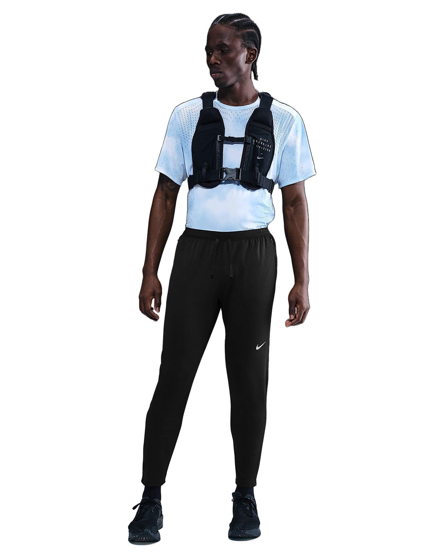 Nike Men's Stride Dri-FIT Knit Running Pants -Black - BLACK Thumbnail View 4