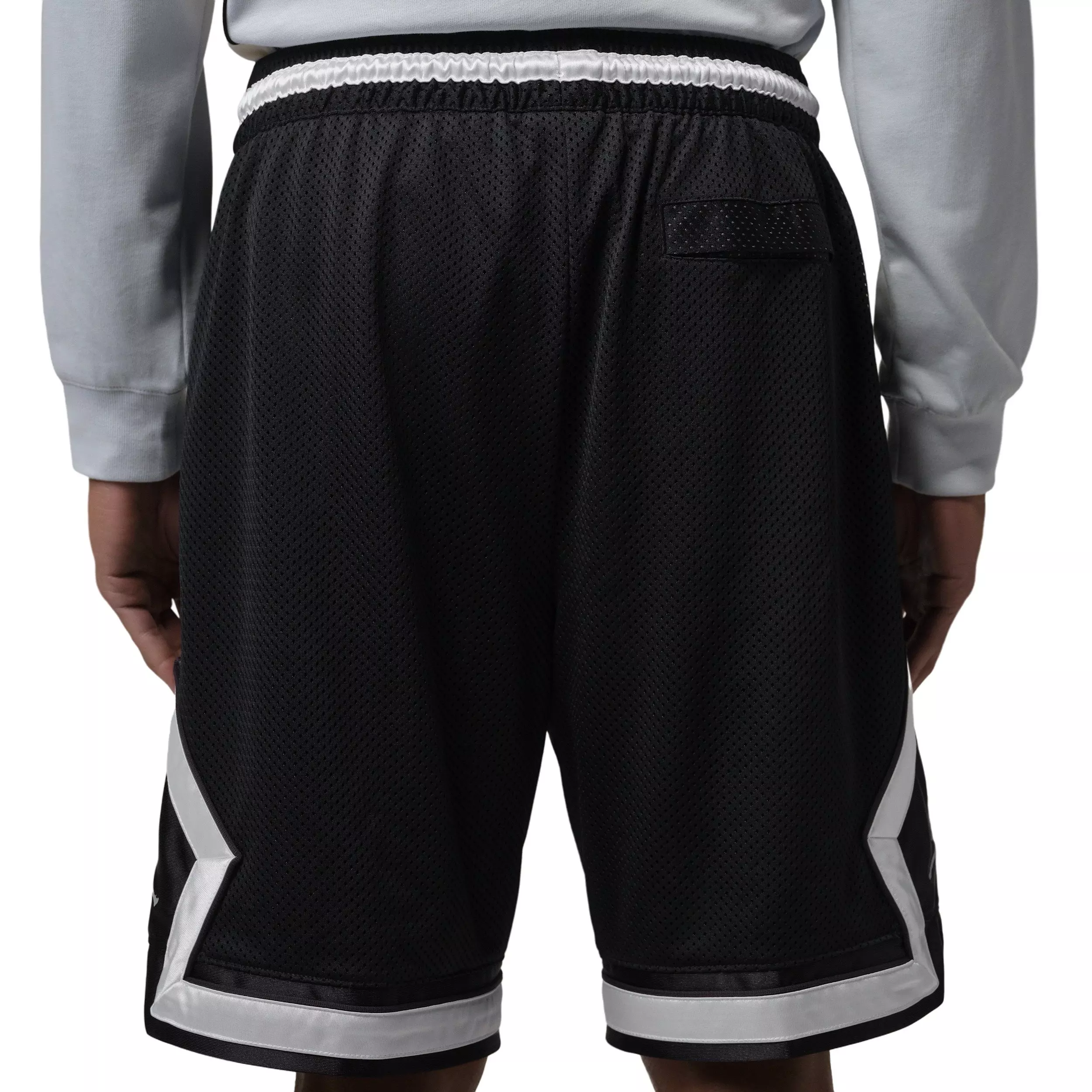 Jordan Men's Brooklyn Diamond Mesh Shorts - BLACK