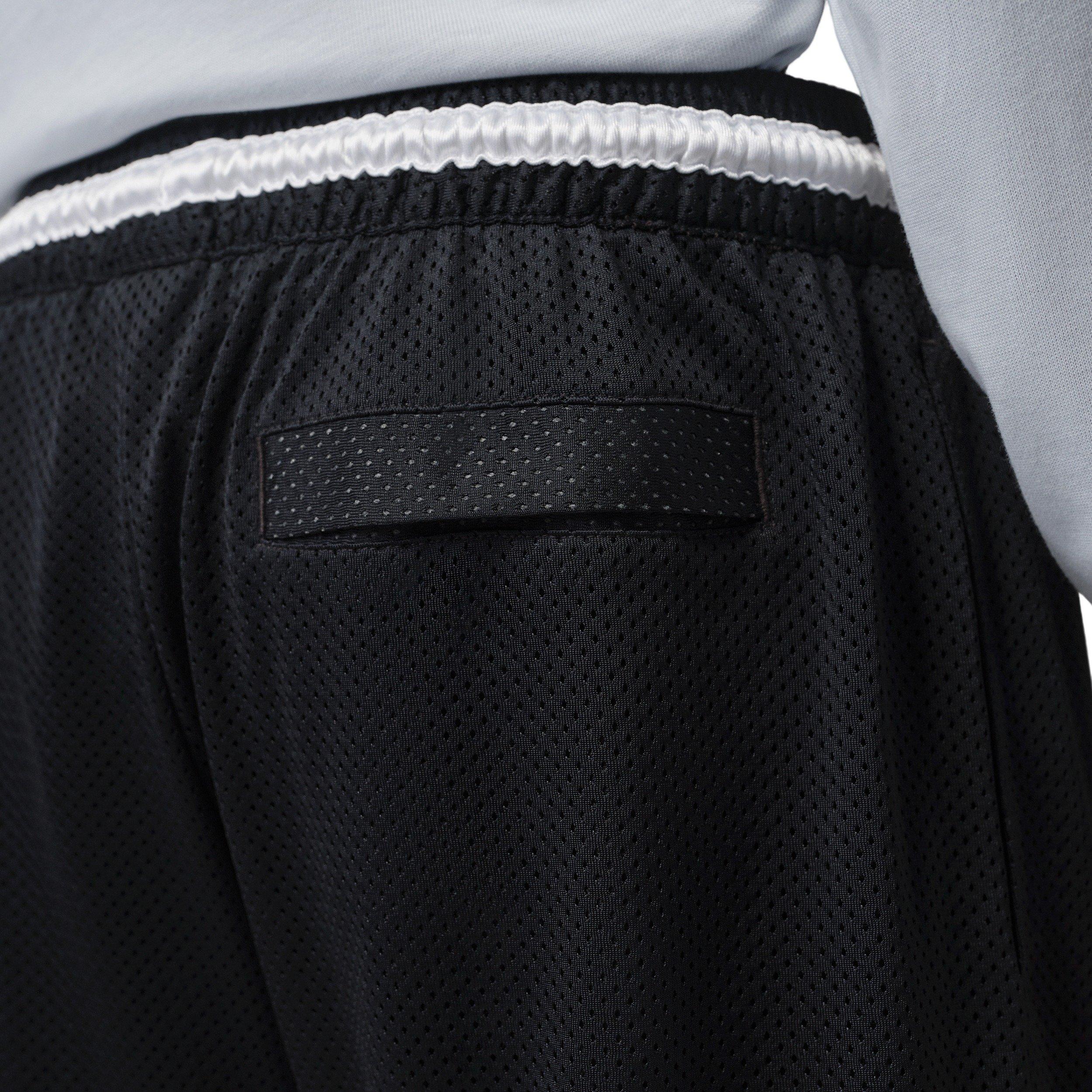 Jordan Men's Brooklyn Diamond Mesh Shorts - BLACK Thumbnail View 5