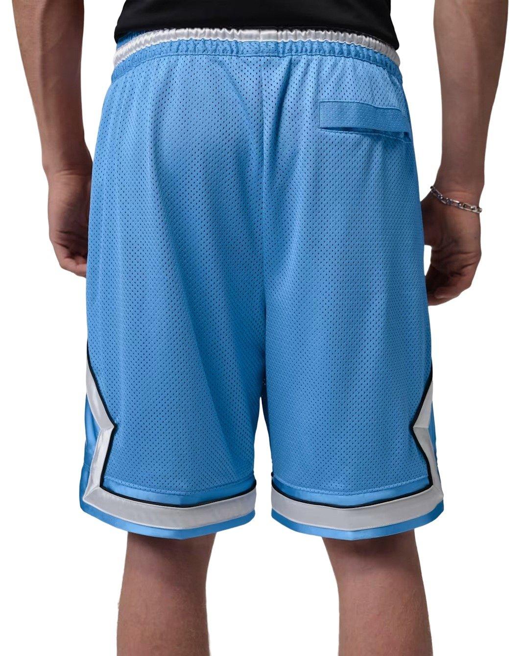 Jordan Men's Brooklyn Diamond Mesh Shorts - BLUE Thumbnail View 2