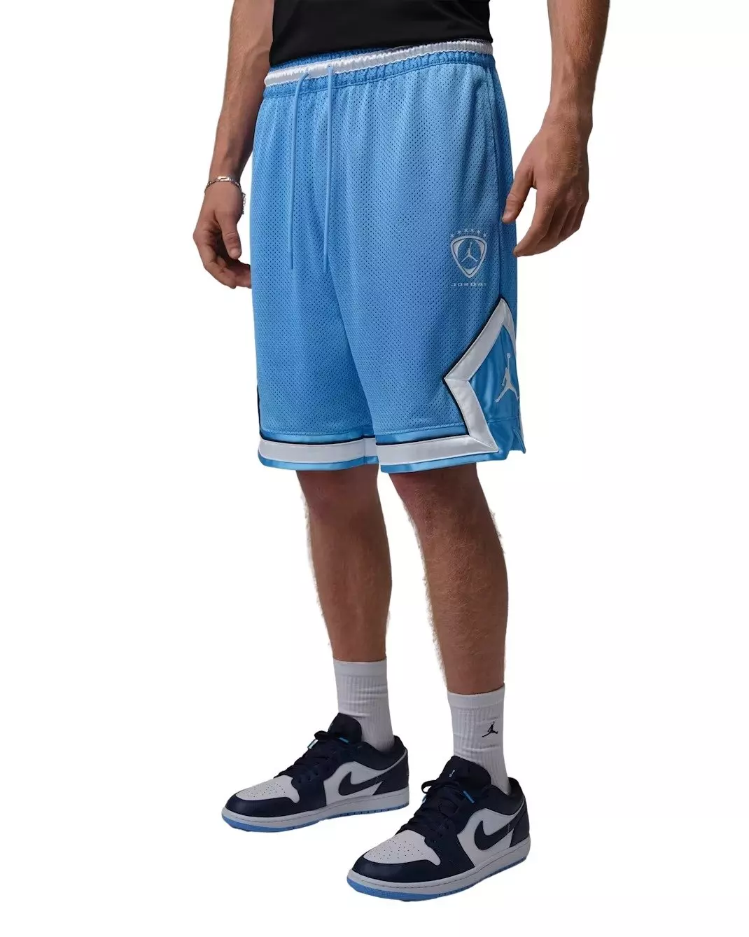 Jordan Men's Brooklyn Diamond Mesh Shorts - BLUE