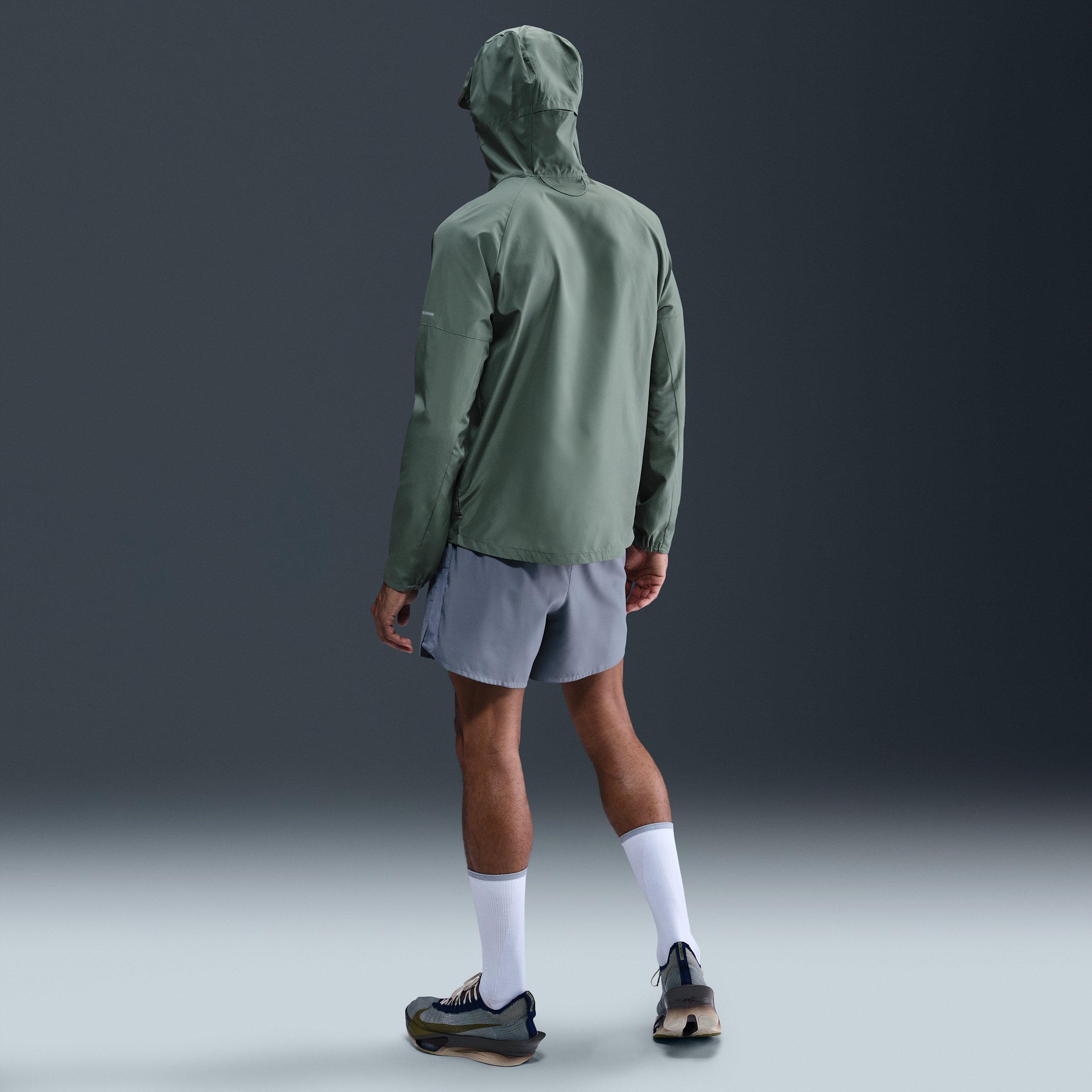 Nike Men's Miler Repel Running Jacket - Green - GREEN Thumbnail View 5