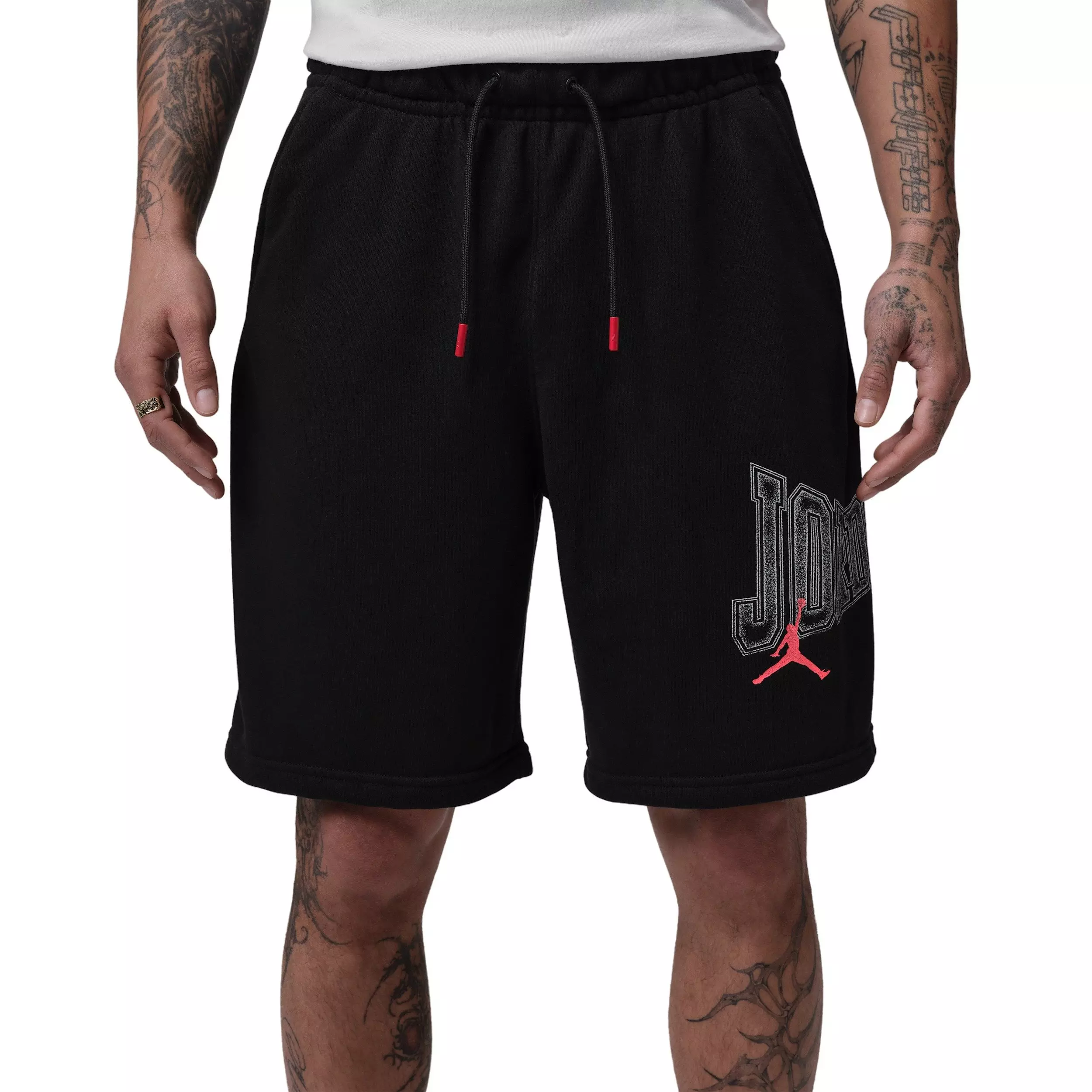 Jordan Men's Brooklyn Graphic 9" Shorts - Black - BLACK