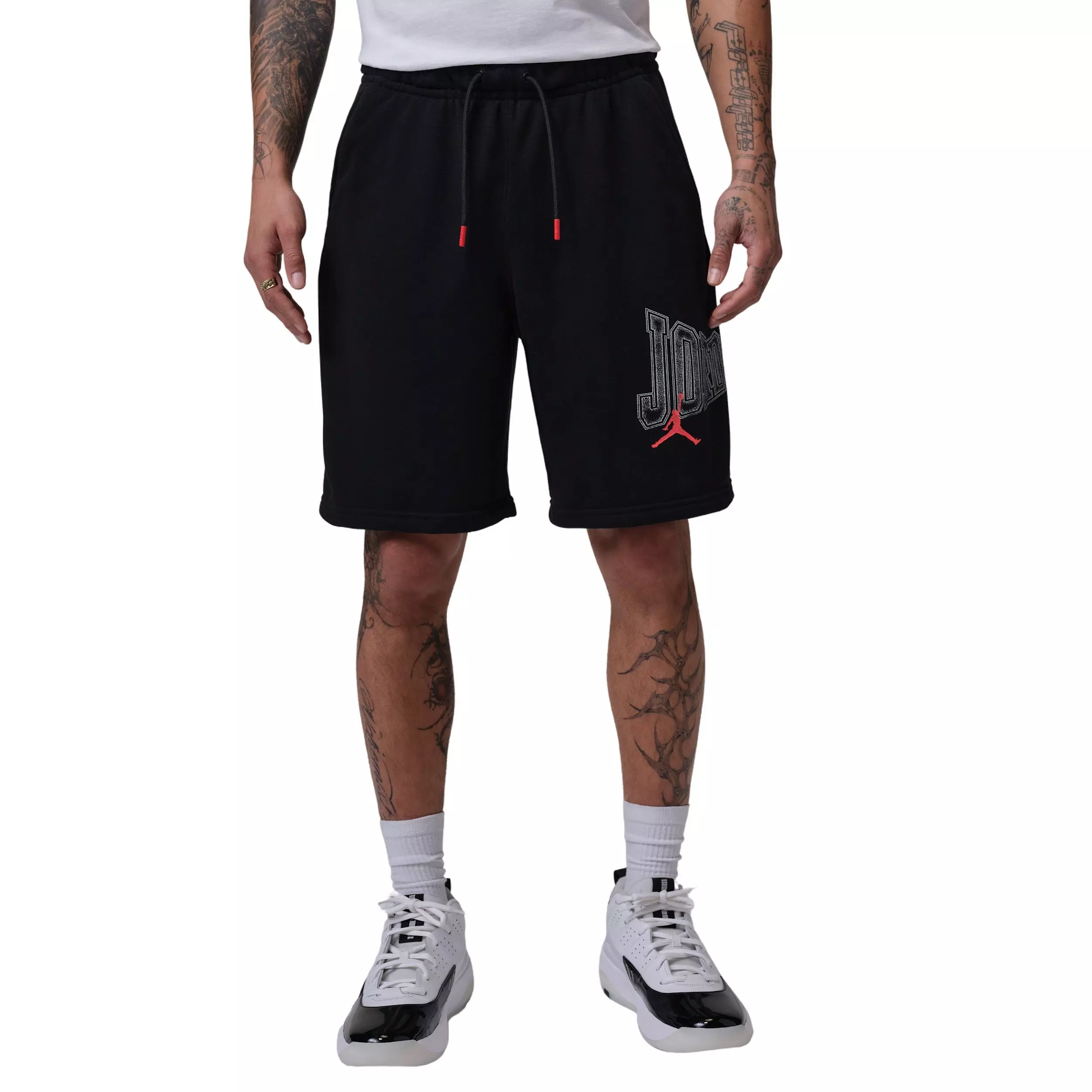 Jordan Men's Brooklyn Graphic 9" Shorts - Black - BLACK