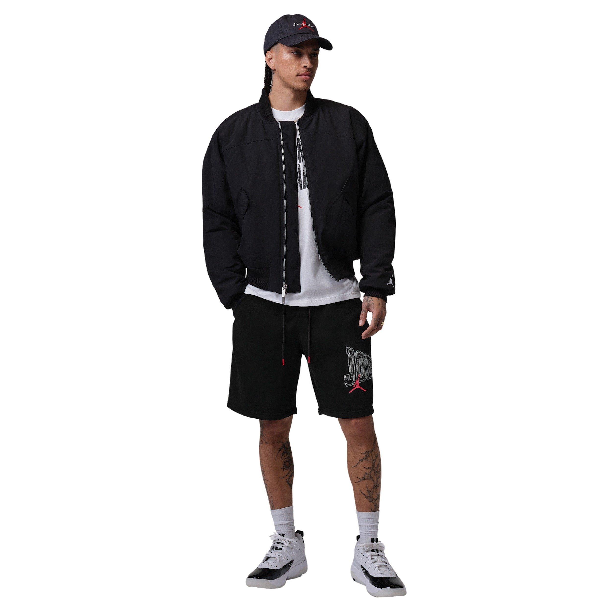 Jordan Men's Brooklyn Graphic 9" Shorts - Black - BLACK Thumbnail View 7