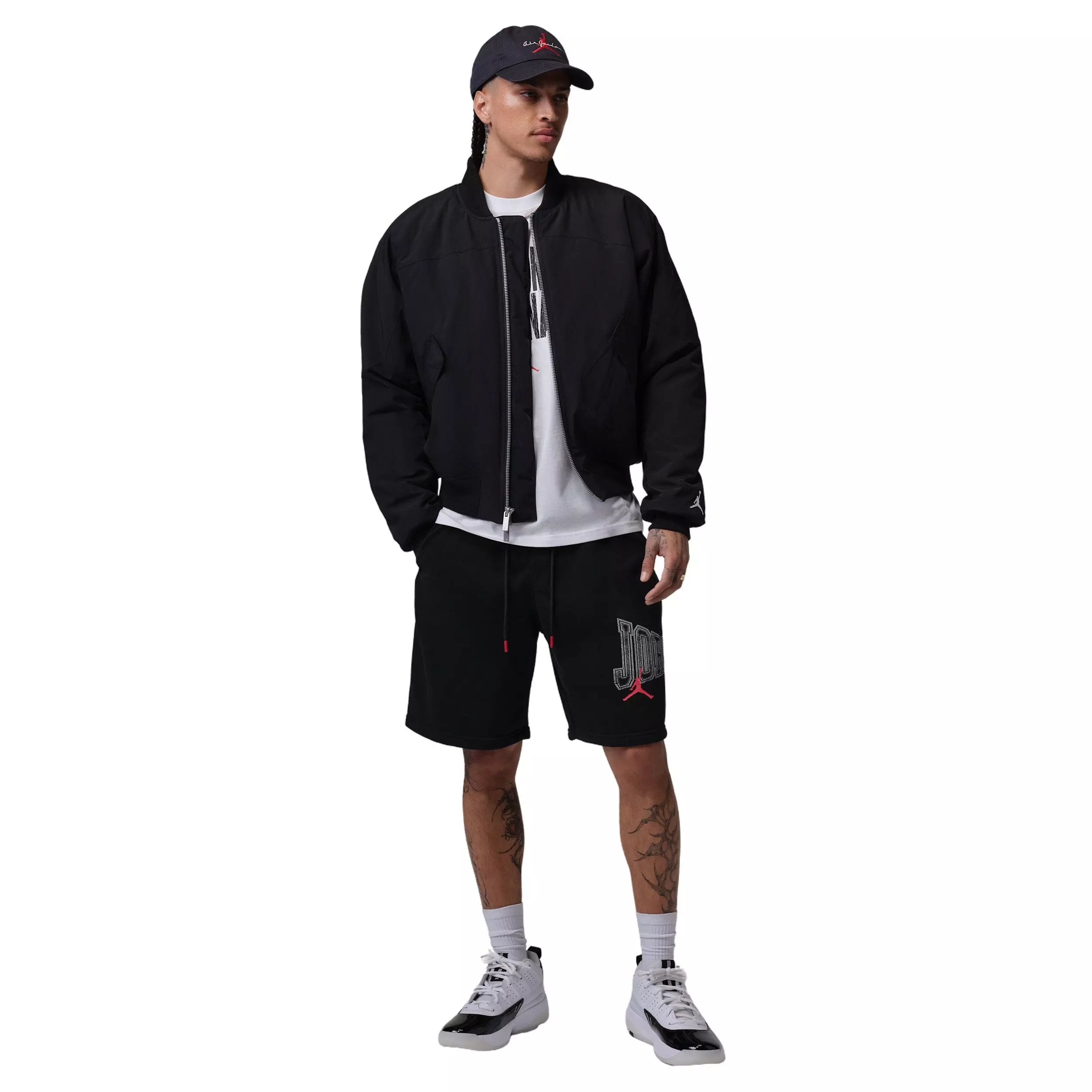 Jordan Men's Brooklyn Graphic 9" Shorts - Black - BLACK