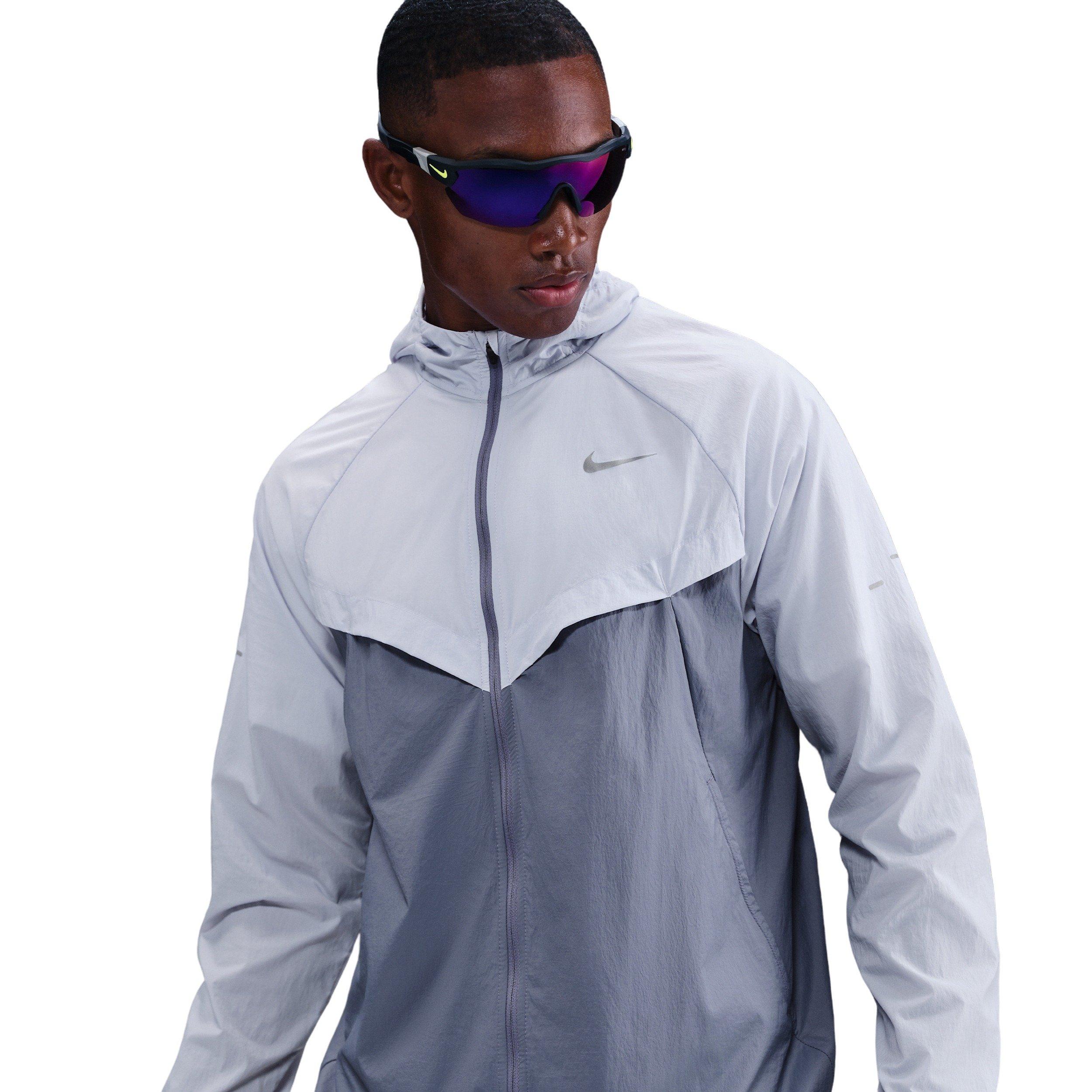 Nike Men's Stride Repel UV Running Jacket -Grey - GREY Thumbnail View 1