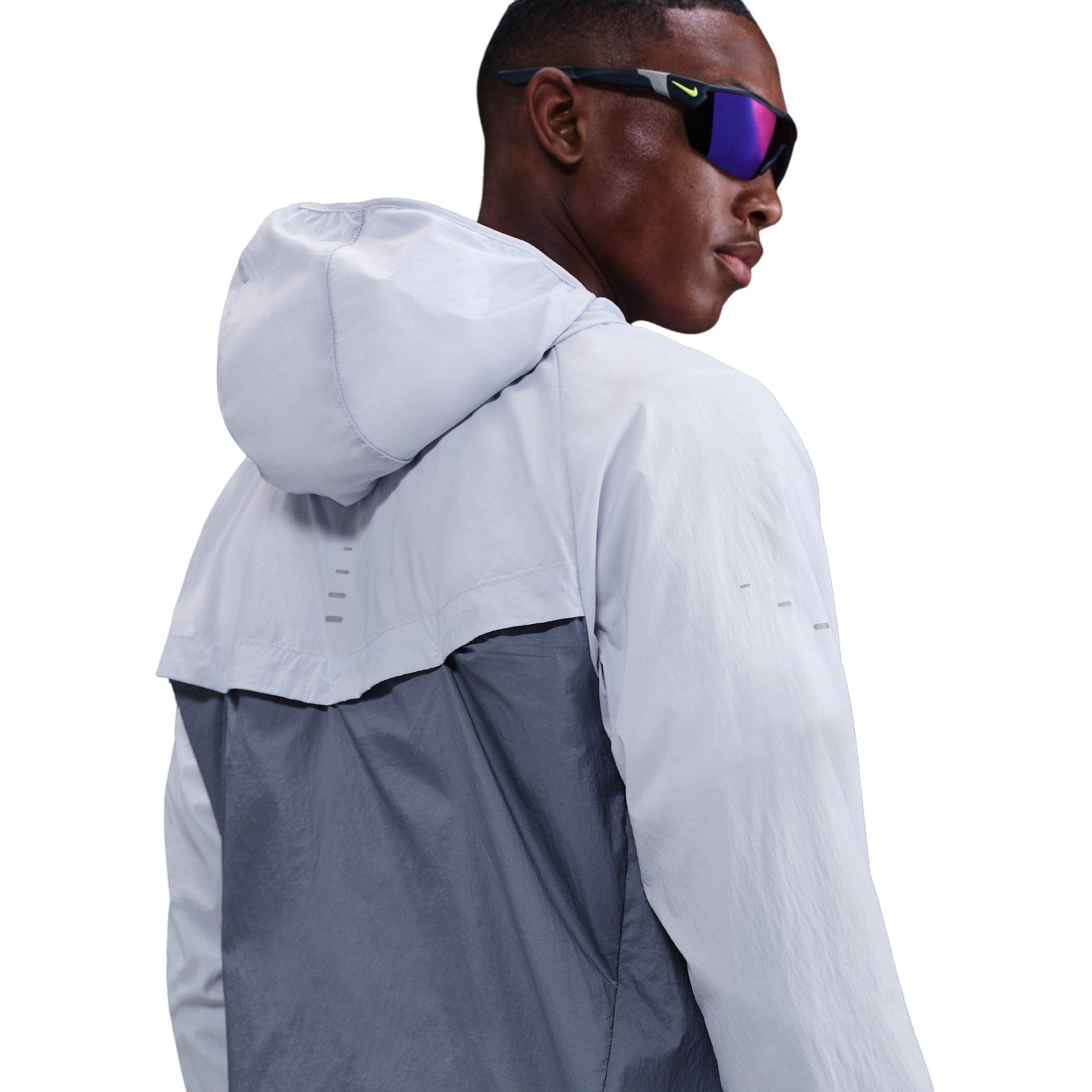 Nike Men's Stride Repel UV Running Jacket -Grey - GREY Thumbnail View 2