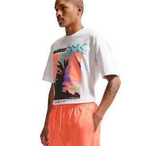 Nike Men's Club Woven Flow Shorts - Orange