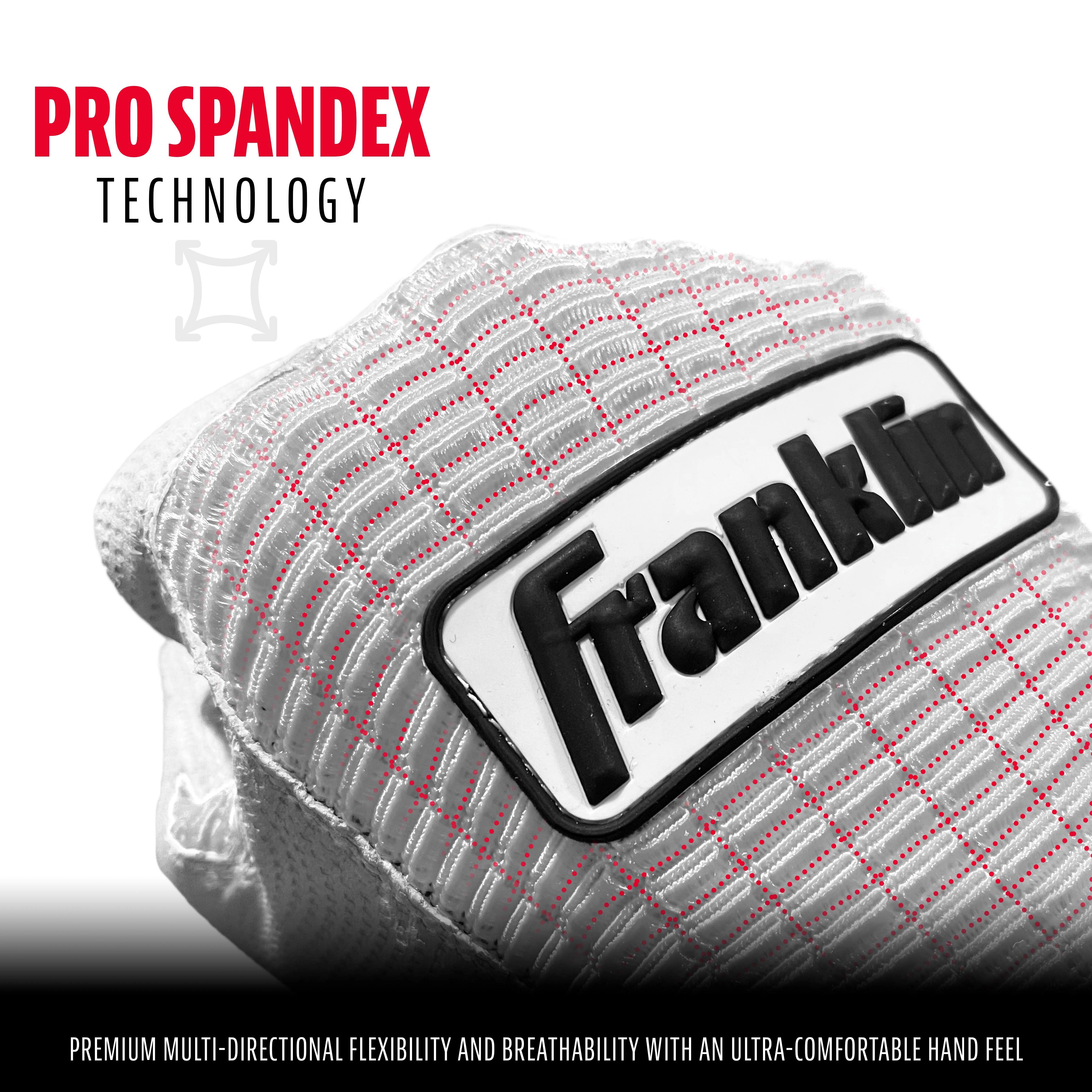 Franklin Youth MLB Pro Classic Batting Gloves White