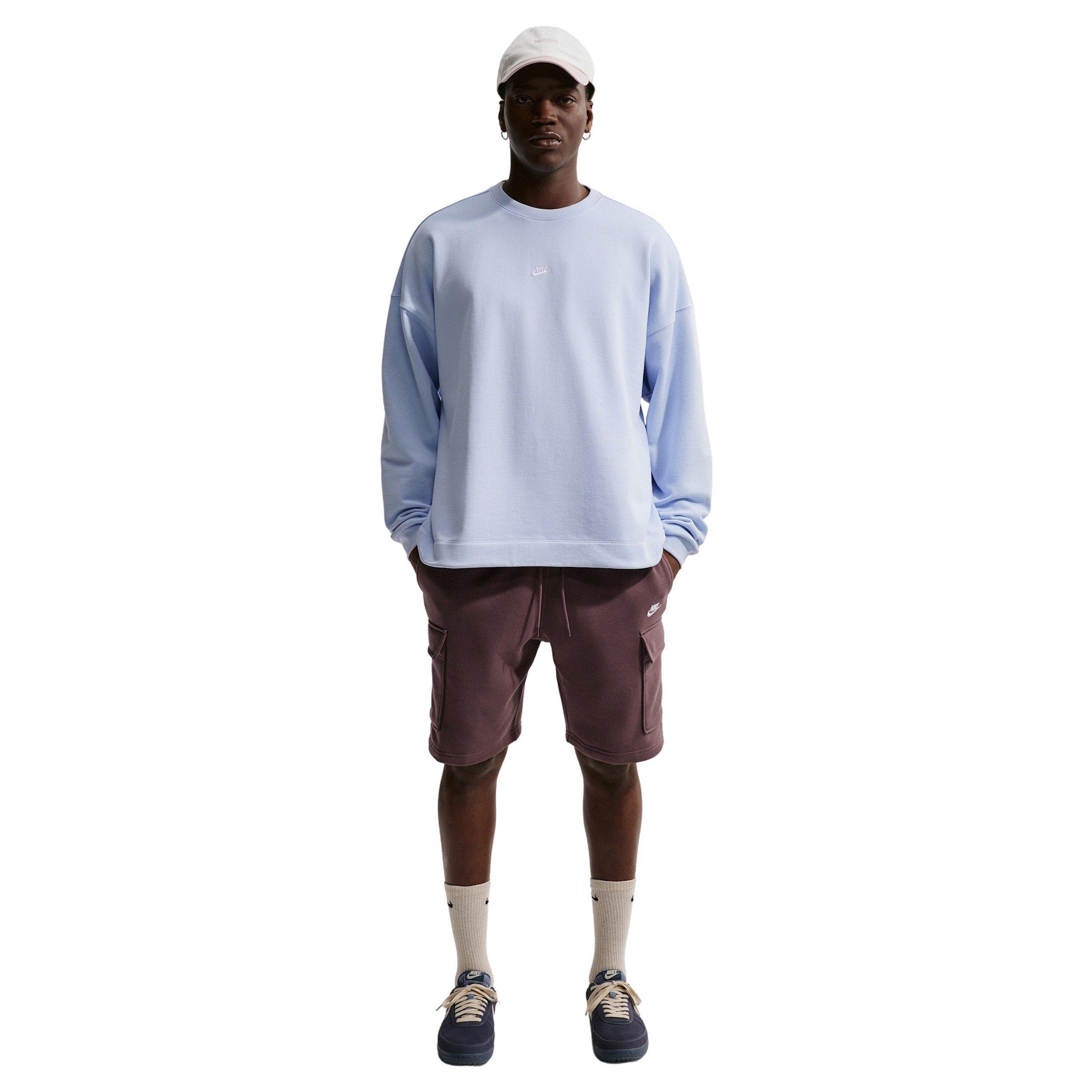 Nike Men's Club BB Fleece Cargo Shorts - Purple - PURPLE Thumbnail View 4