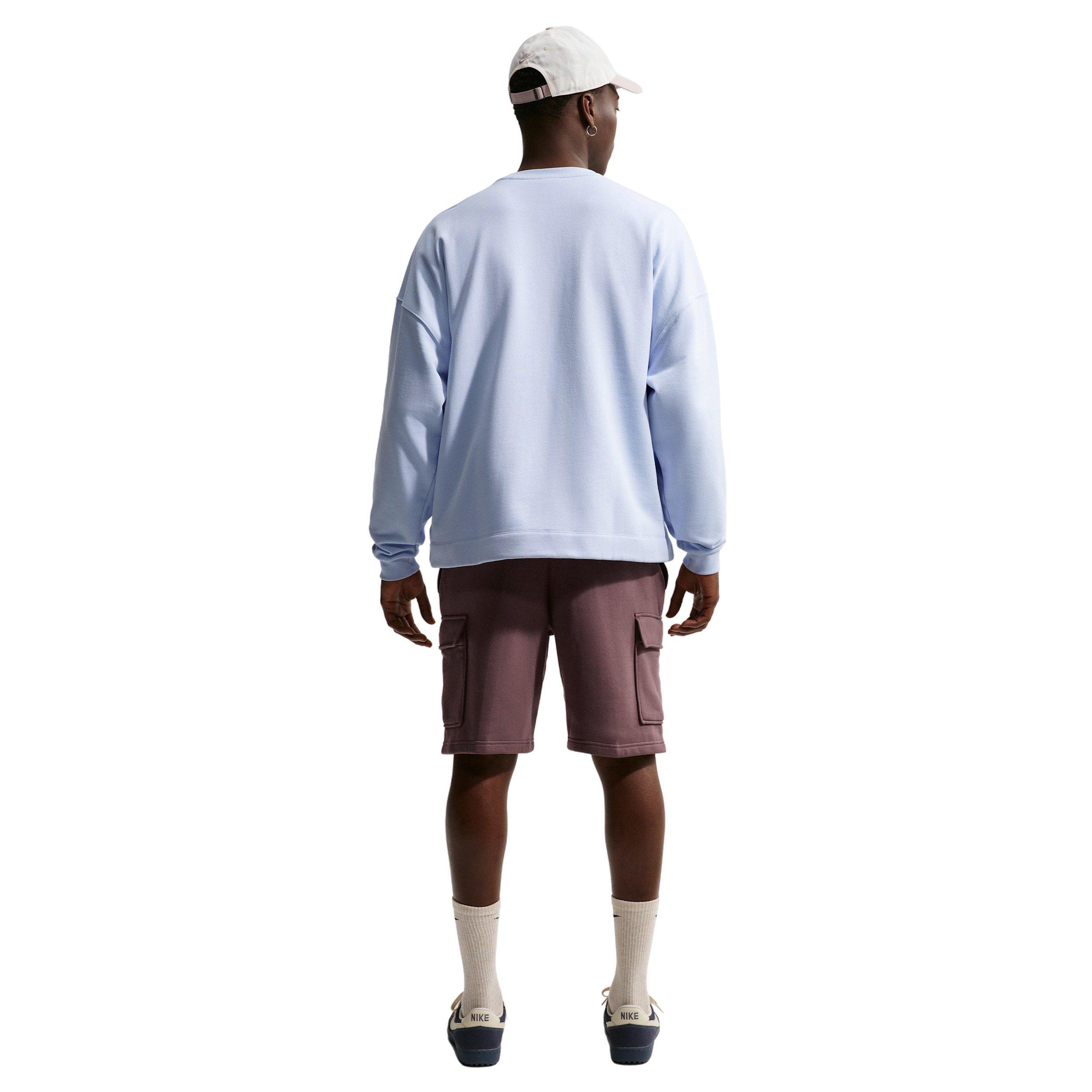 Nike Men's Club BB Fleece Cargo Shorts - Purple - PURPLE Thumbnail View 5