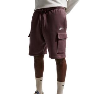 Nike Men's Club BB Fleece Cargo Shorts - Purple