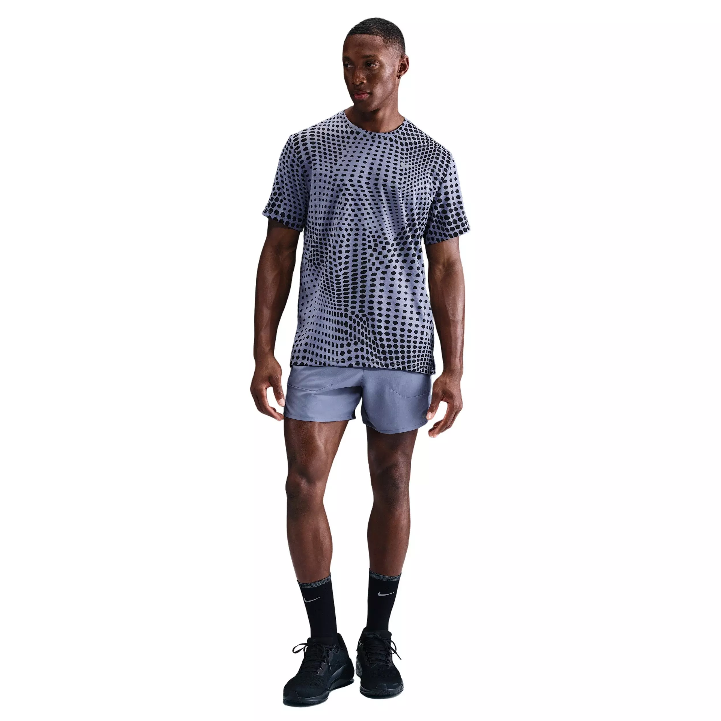 Nike Men's Stride Dri-FIT 5" Brief-Lined Running Shorts - Blue - BLUE