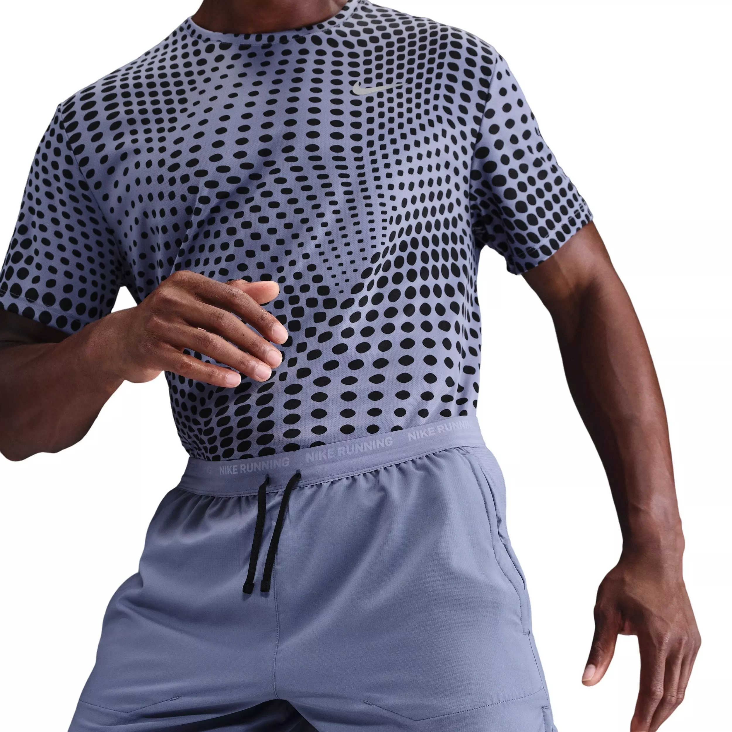 Nike Men's Stride Dri-FIT 5" Brief-Lined Running Shorts - Blue - BLUE